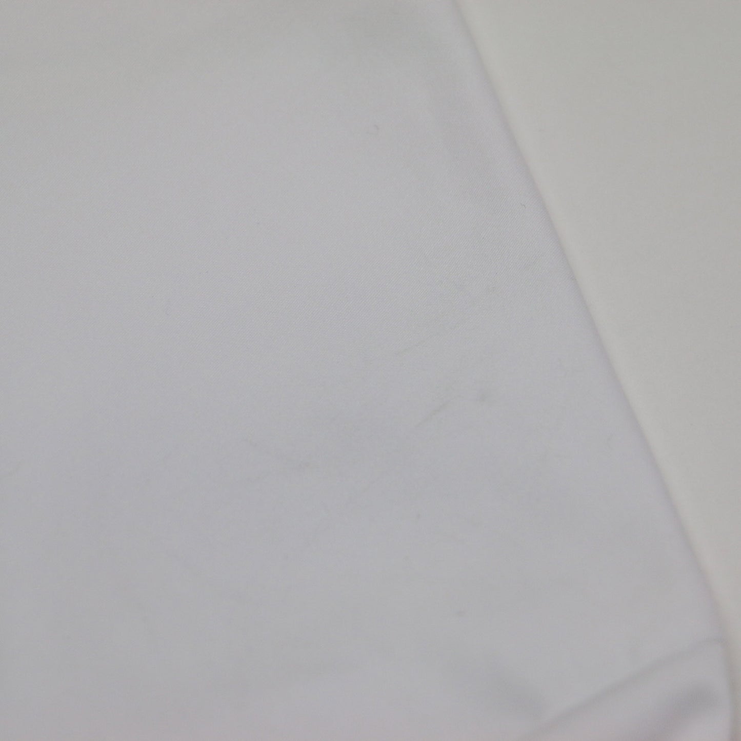 コットン 裾フリル 長袖 ブラウス / シャツ クルーネック ノーカラー