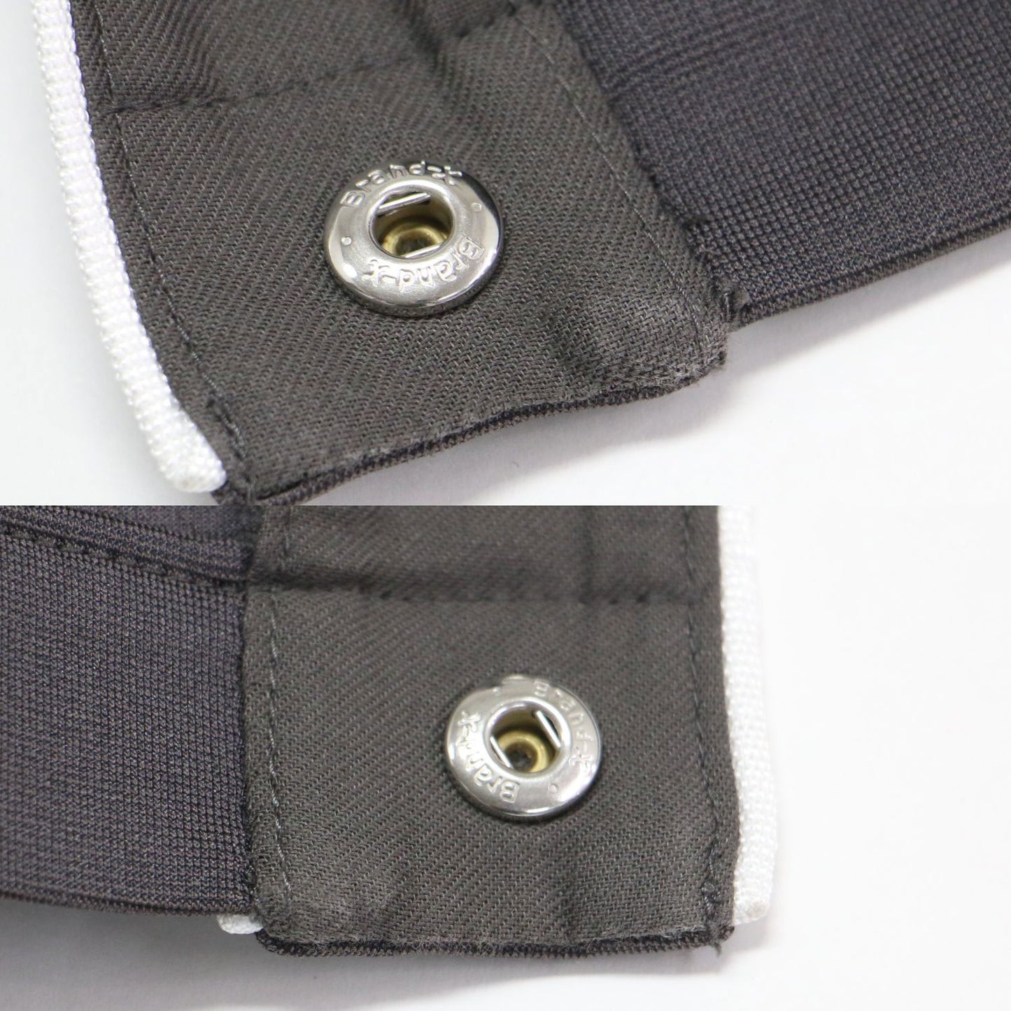 22秋冬 裾ボタン トラック パンツ / ジャージ テーパード ウエストゴム サイドライン