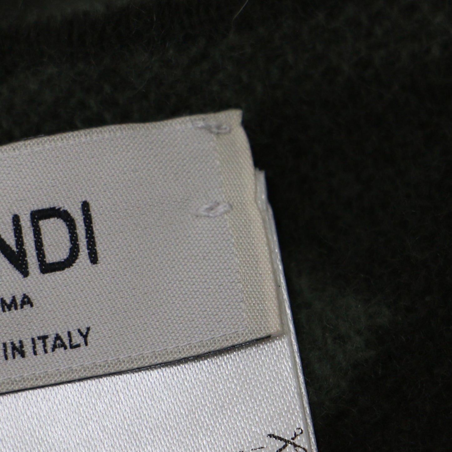 ズッカ カシミヤ マフラー 62142000 / ストール フリンジ 総柄 ロゴ