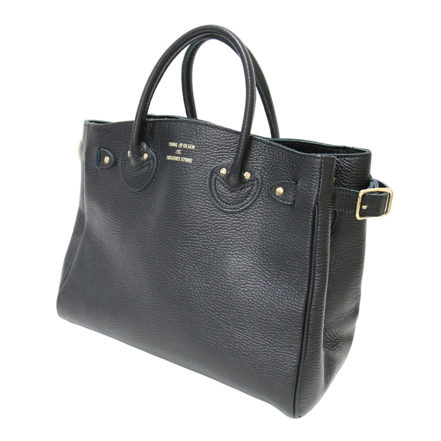 エンボス レザー ベルテッド トート / EMBOSSED LEATHER BELTED TOTE S 