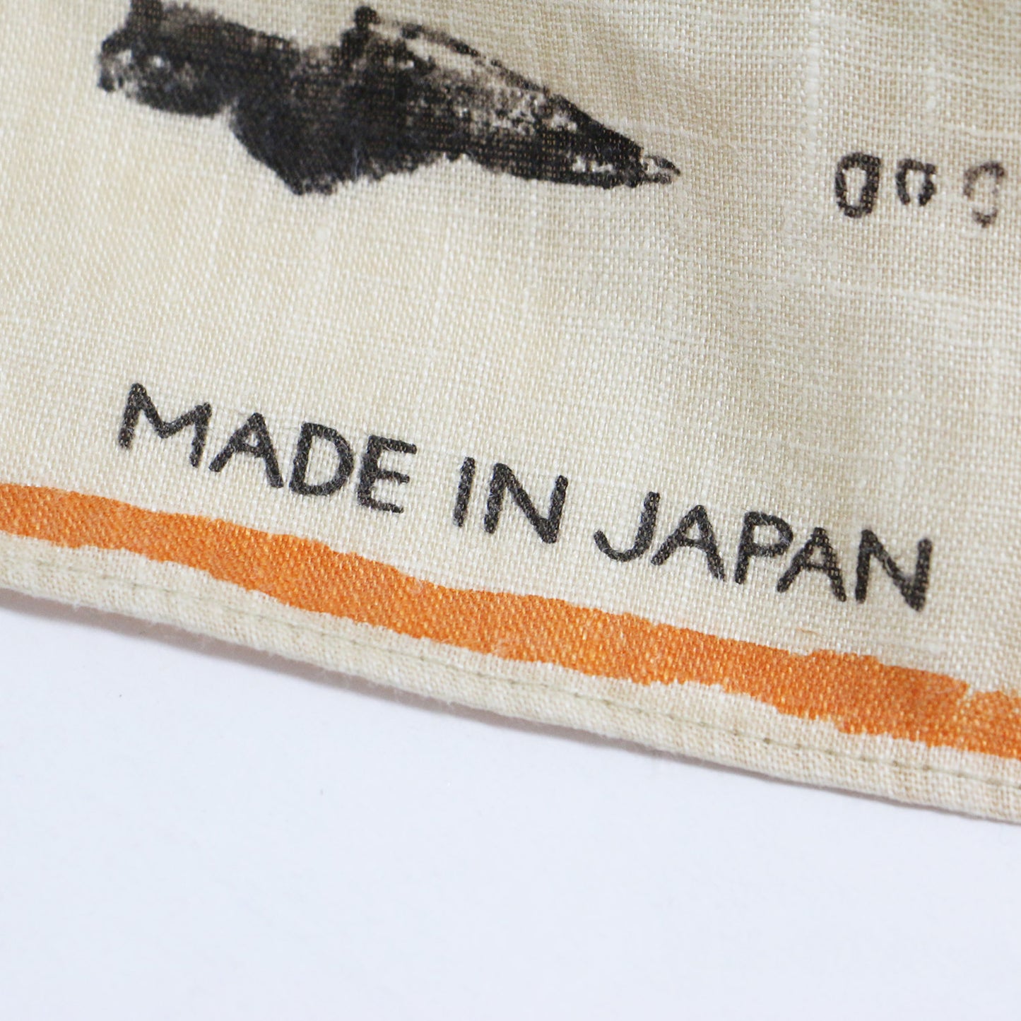 アニマル柄 英字プリント バンダナ / スカーフ 長方形 ロゴ