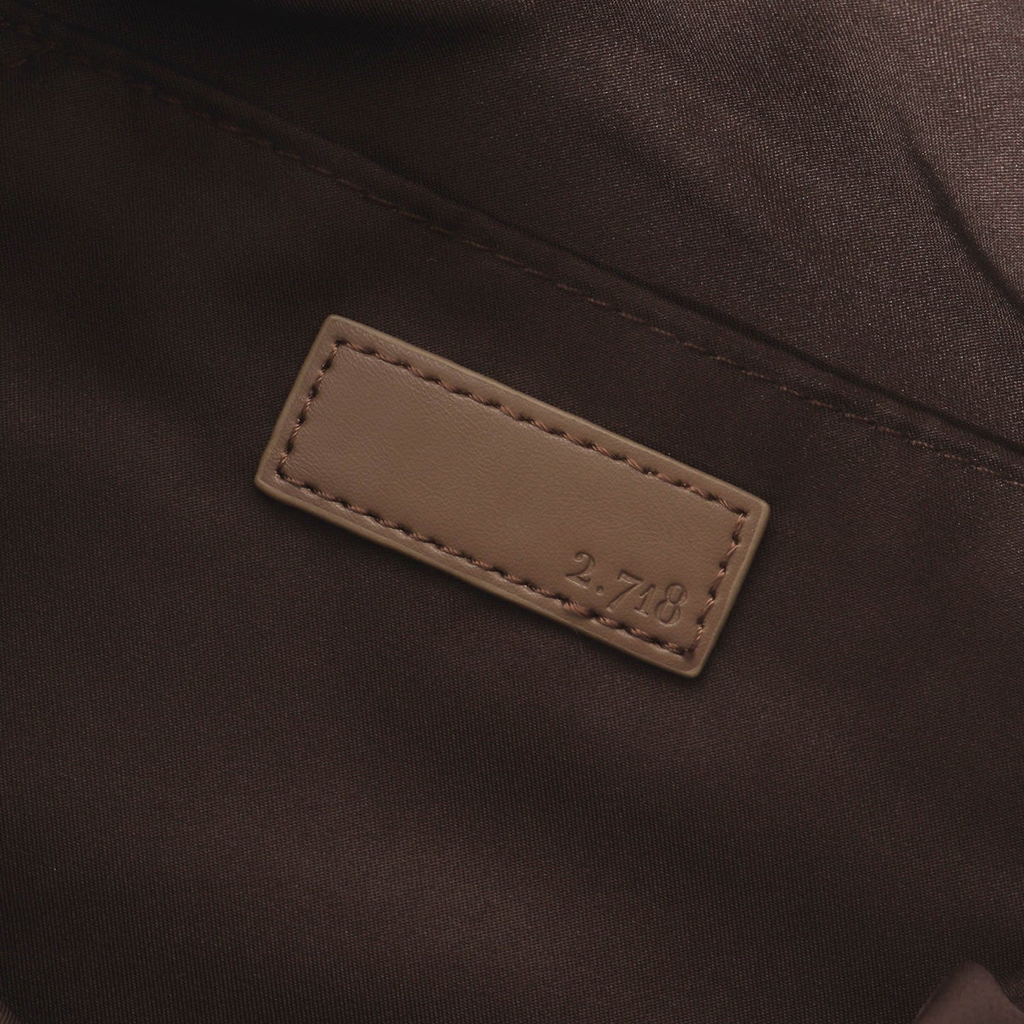 23秋冬 2.718 ファブリック トートバッグ / ショルダーバッグ 肩掛け 縦長 ベロア