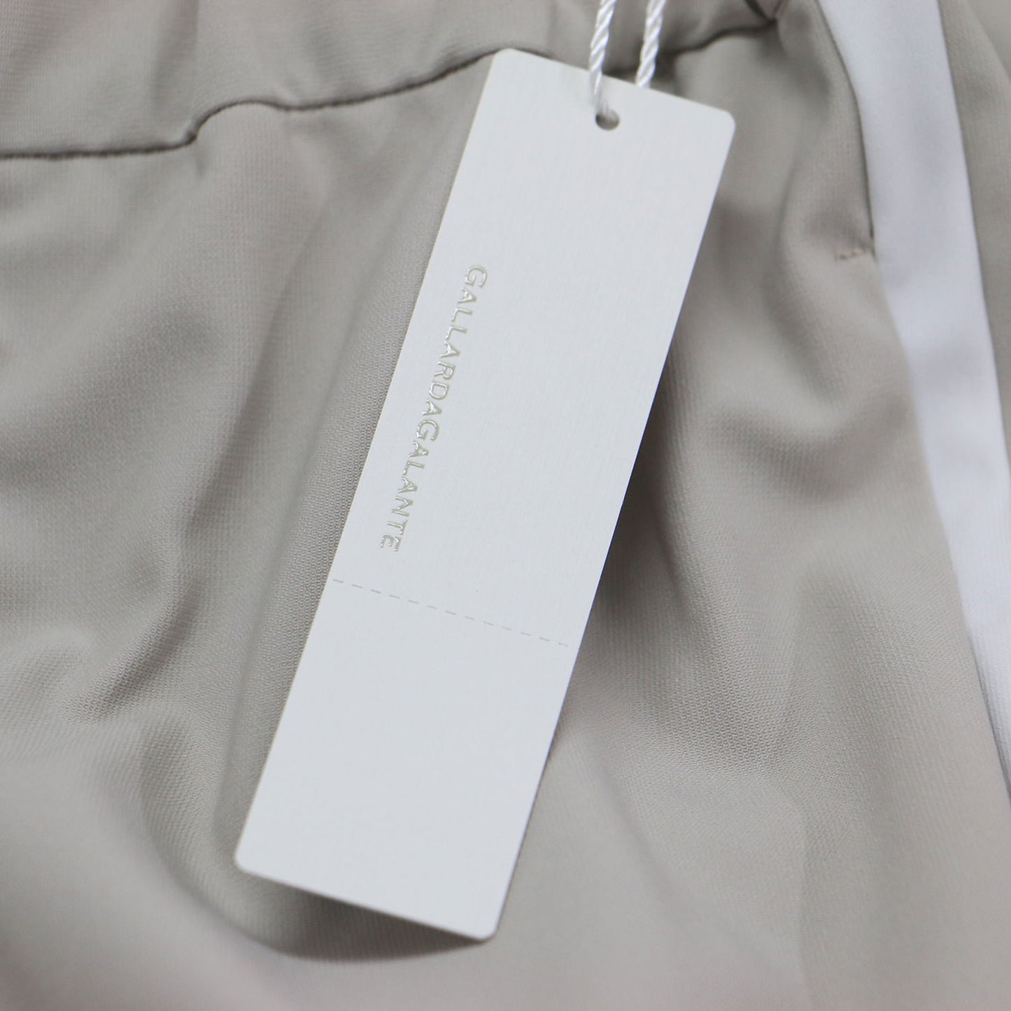 サイドライン ストレート パンツ / トラックパンツ ハイウエスト ウエストゴム ストレッチ