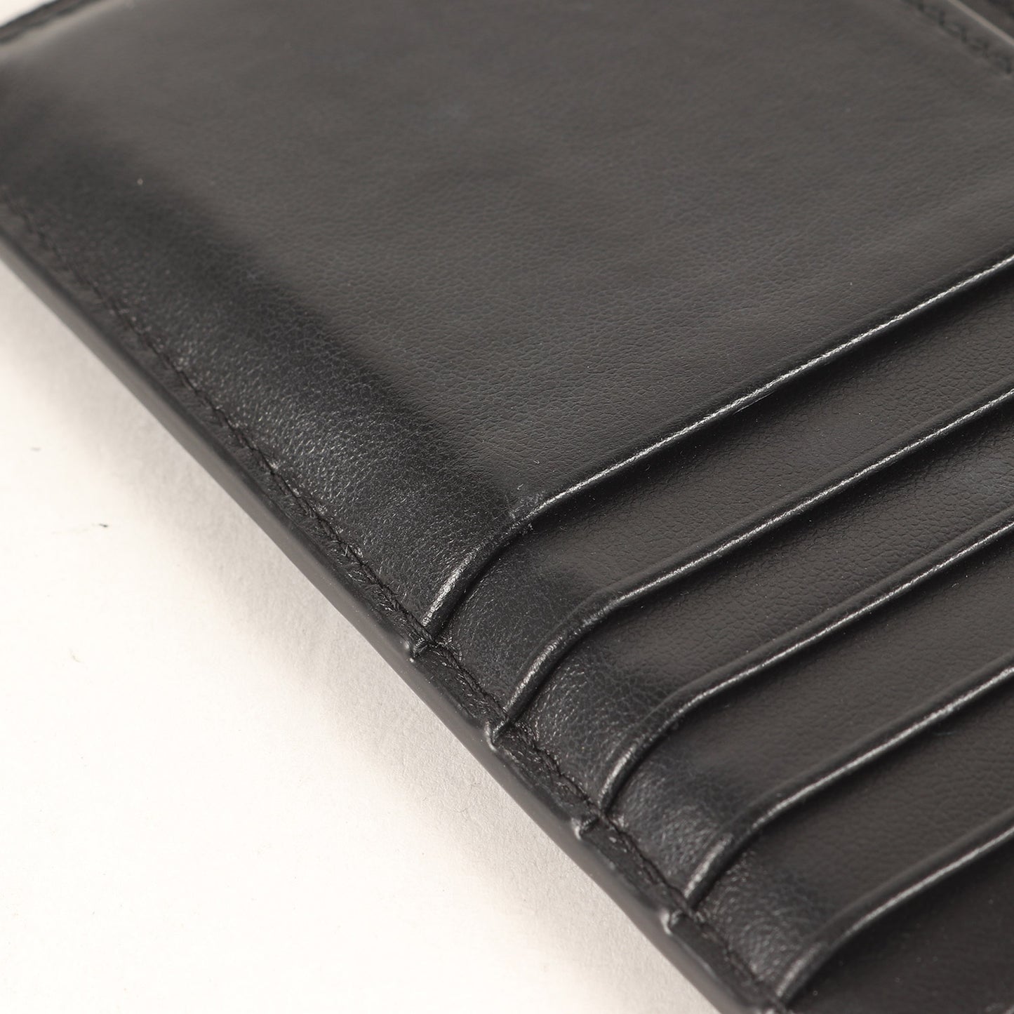 ロング コインケース カードホルダー 財布 / Envelope L字ファスナー ブランドロゴ 牛革