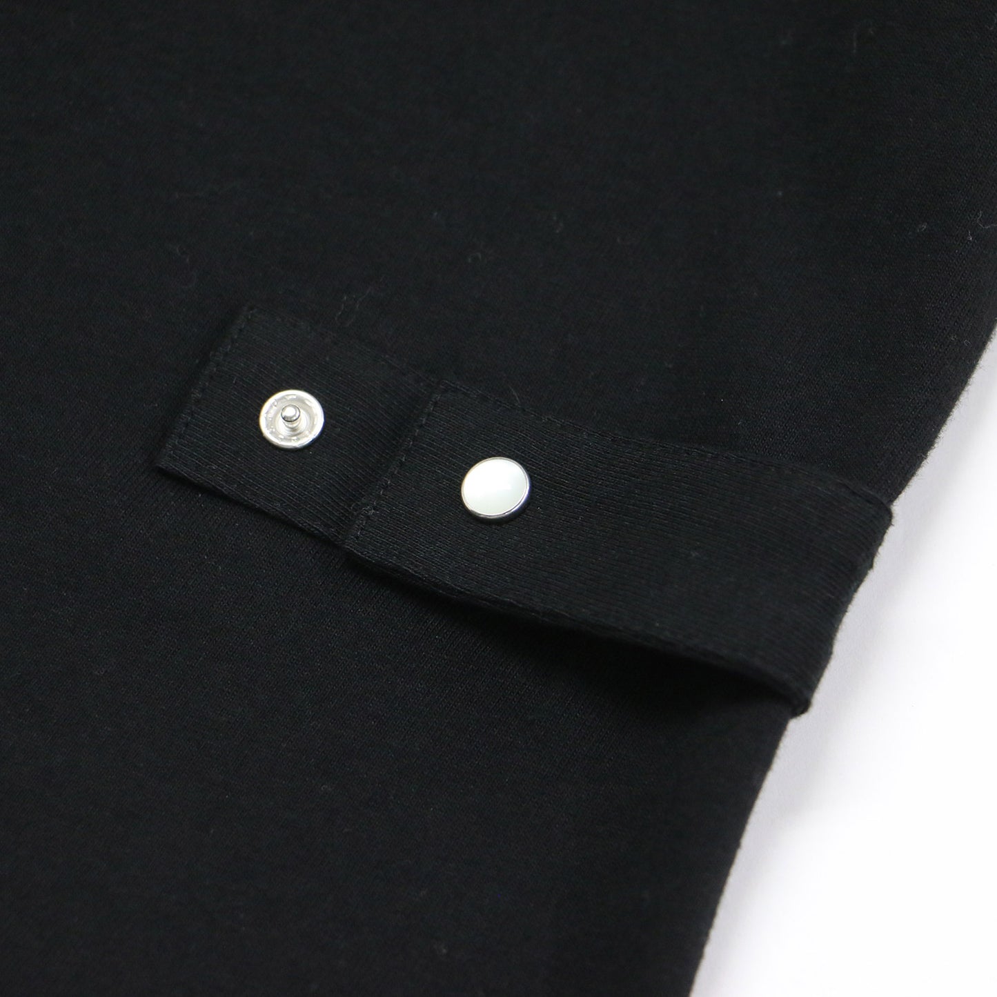 天竺 カーティガン プレッション / J000 CARDIGAN LE PETIT カットソー 長袖 スナップボタン コットン