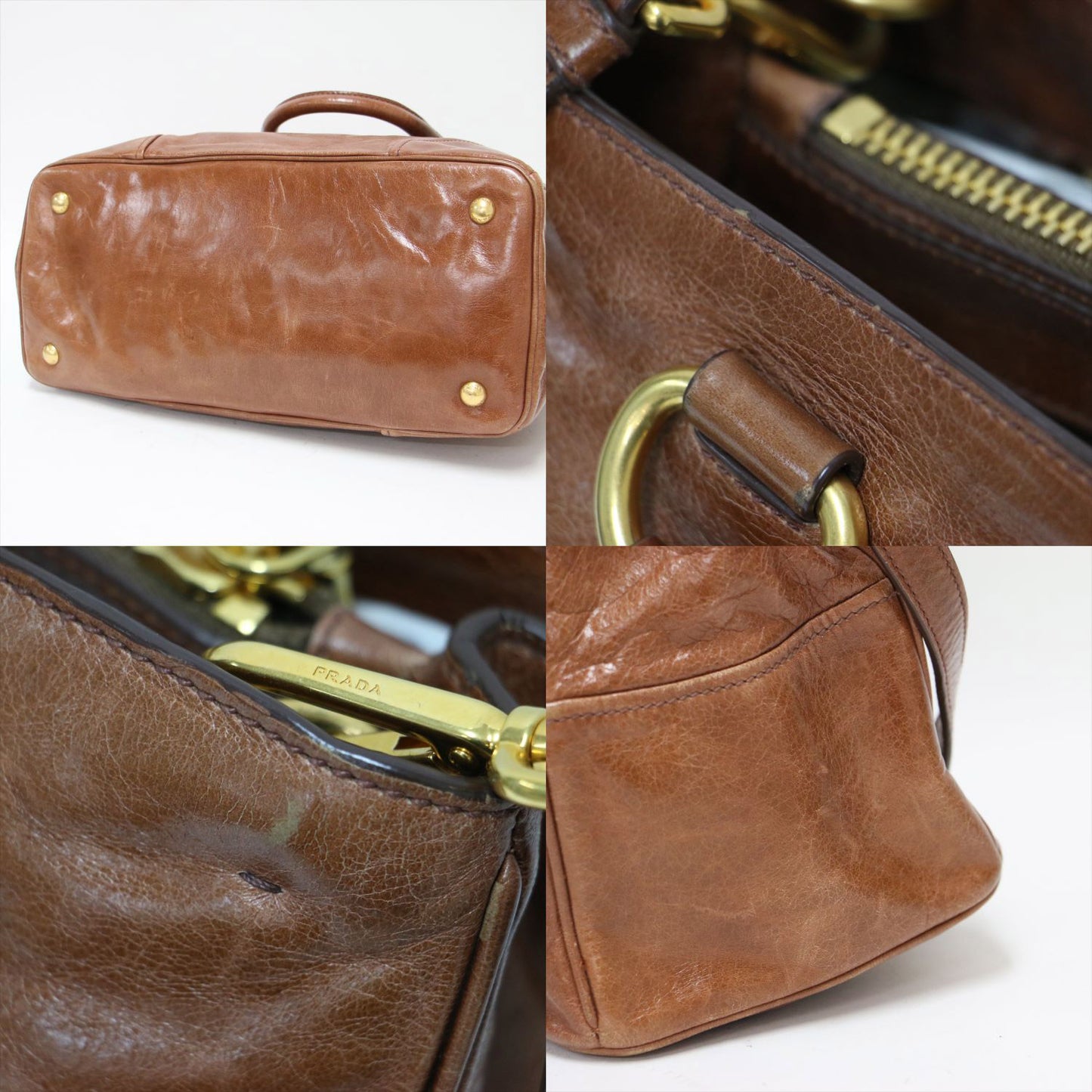 レザー 2WAY ハンドバッグ BN2323 / VITELLO SHINE トート ショルダー クロスボディ ロゴ