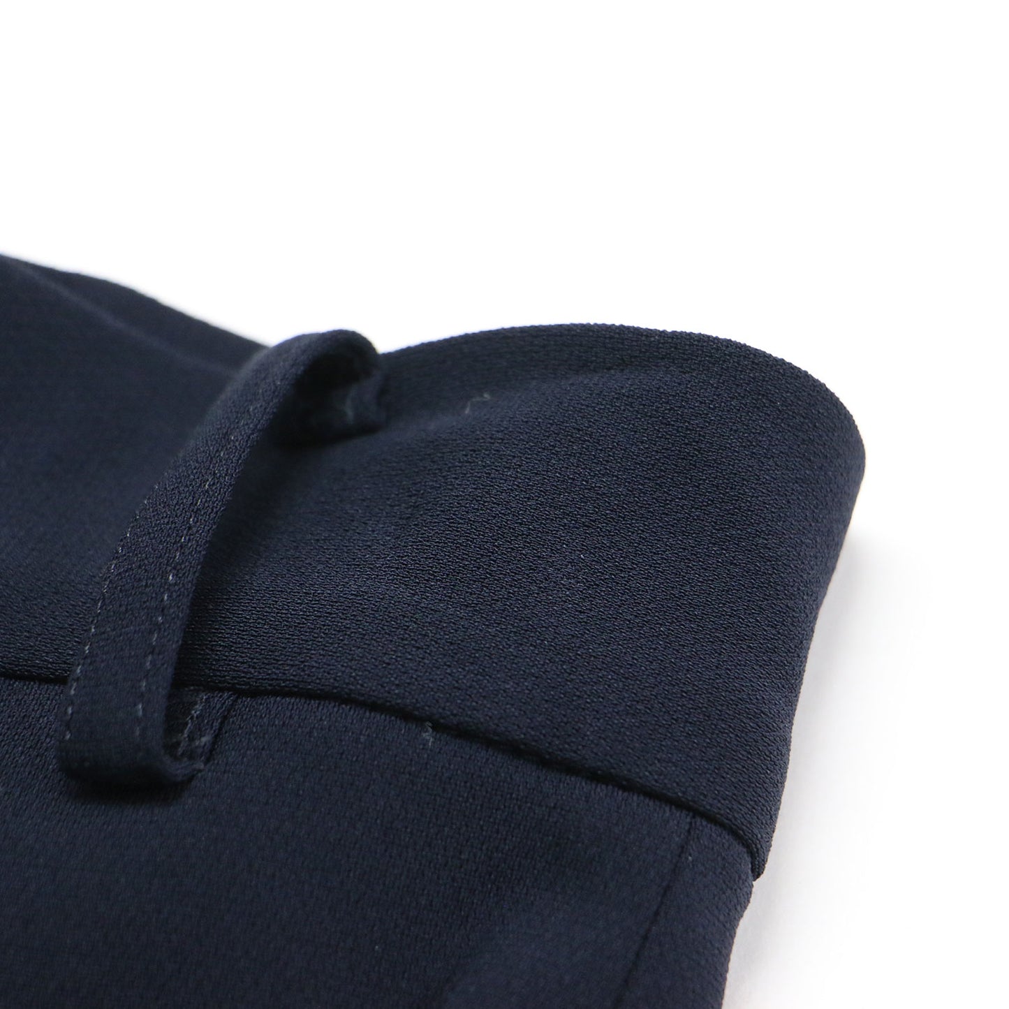 ラップ風 タックパンツ / スラックス テーパード センタープレス ギャザー