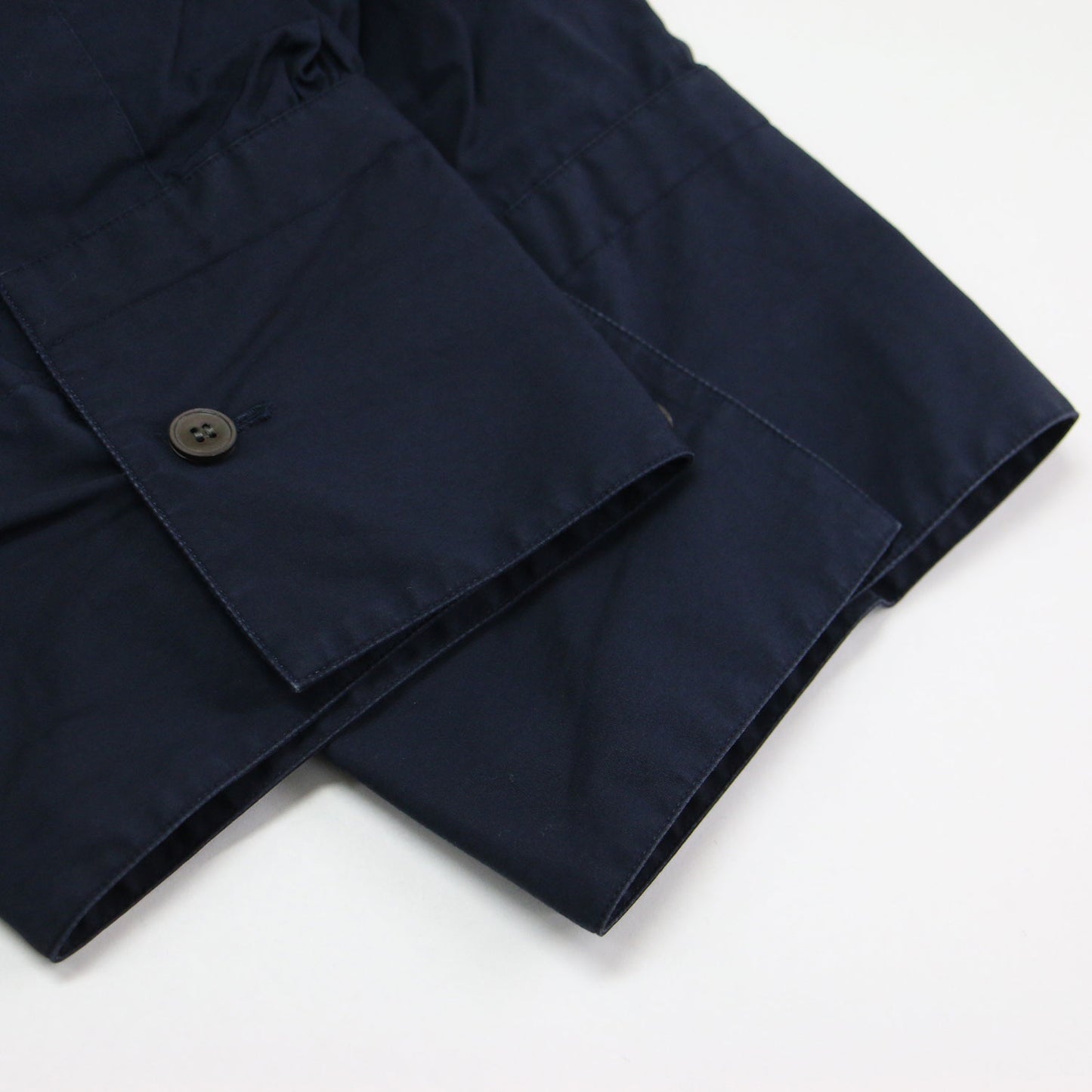 BOURRIENNE 24春夏 コットン タイプライター ポンチョ シャツ / ブラウス プルオーバー 長袖 Vネック ワイド