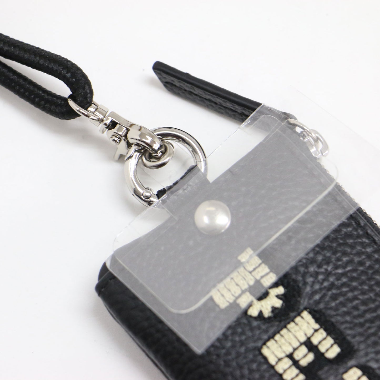 ✕ PEZ レザー モバイルストラップ ショルダー / WEB限定追加 ポーチ ZOO柄 ロゴ 刺繍 ユニセックス