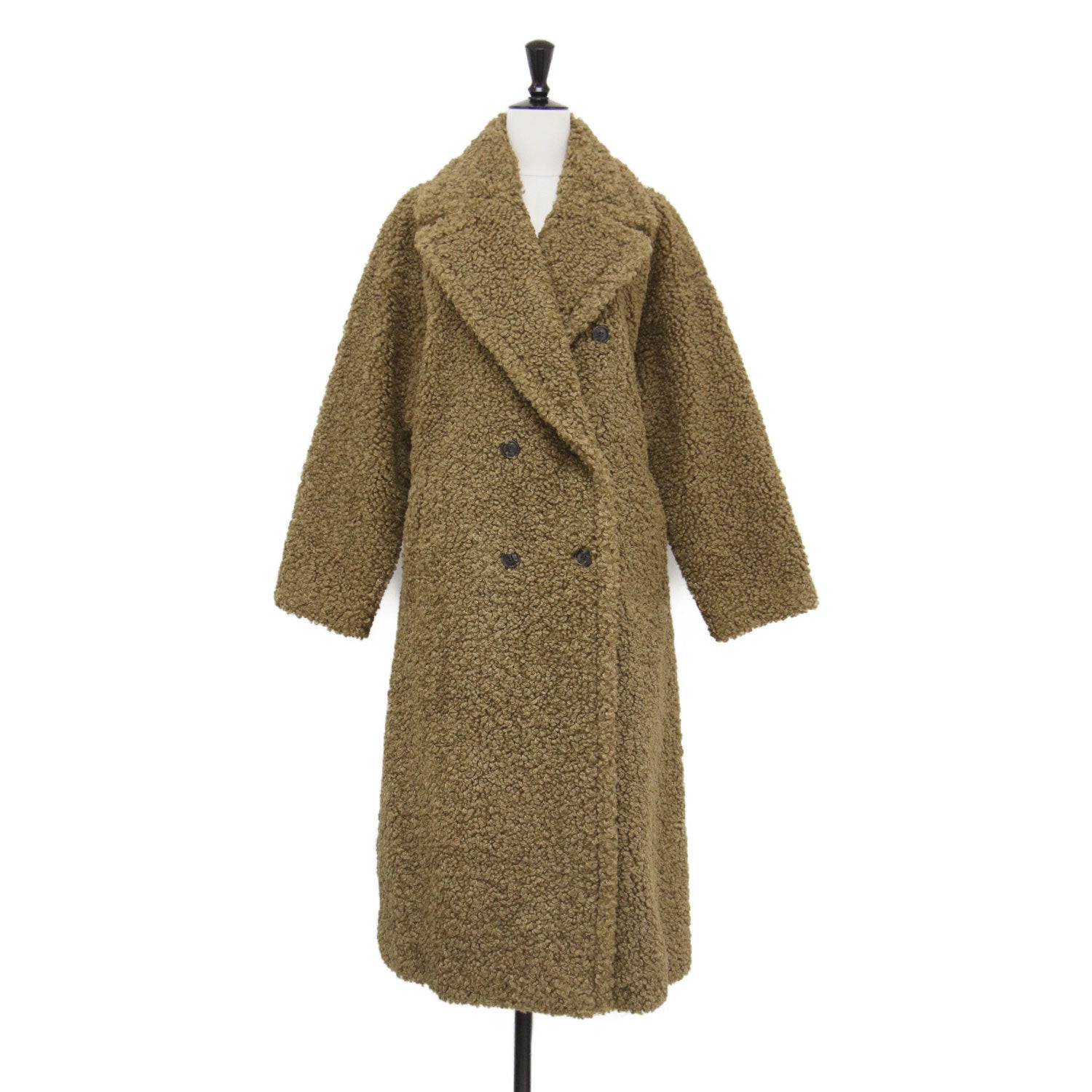 24秋冬 フェイクテディファーロングコート / ジャケット テーラード