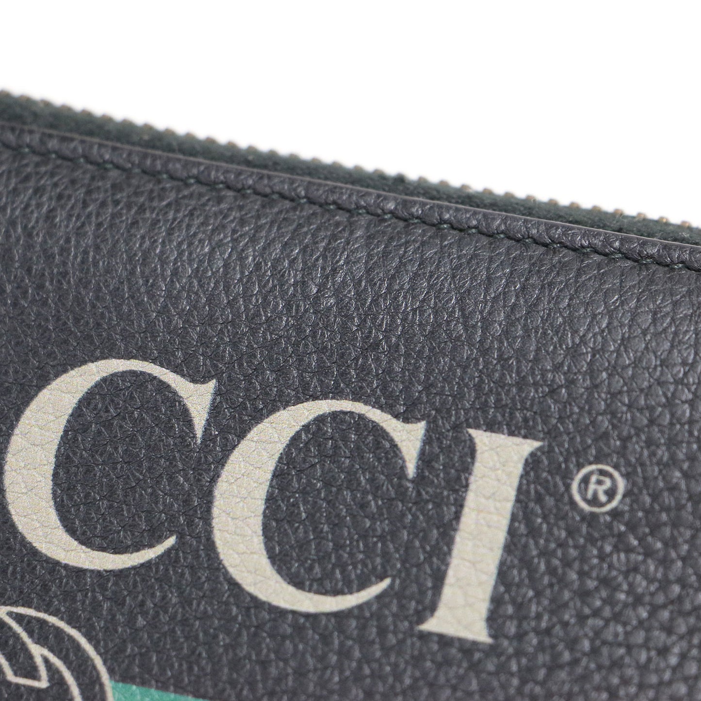 ヴィンテージロゴ ラウンドファスナー 長財布 496317 0416 / ロングウォレット ロゴプリント レザー