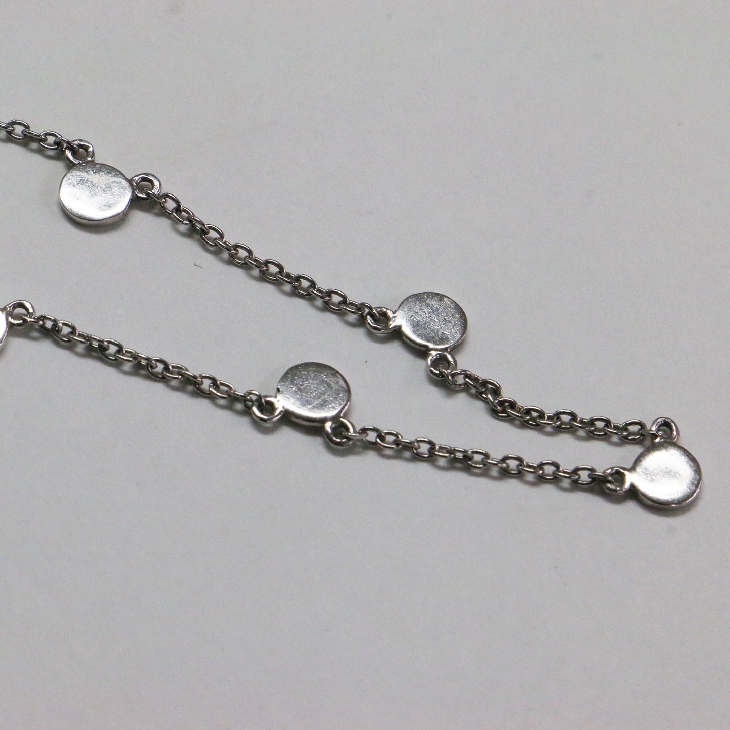 サークルプレート ネックレス / CIRCLE PLATE NECKLACE AG925 スターリングシルバー チェーン フック式