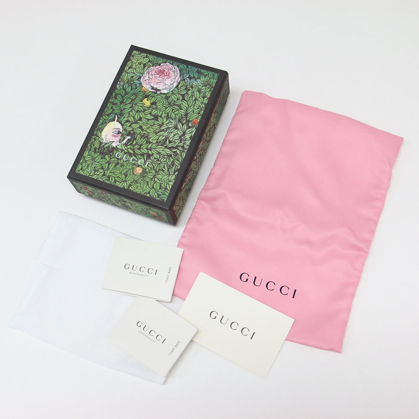 × ヒグチユウコ オフィディア ミニウォレット / 短財布 フラップ GG金具 総柄 レザー