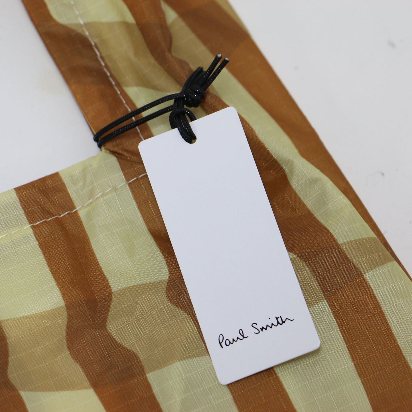 x Susan Bijl 26春夏 ショッピングバッグ ミディアム / The New Shopping Bag トートバッグ 切替 ストライプ柄 ナイロン