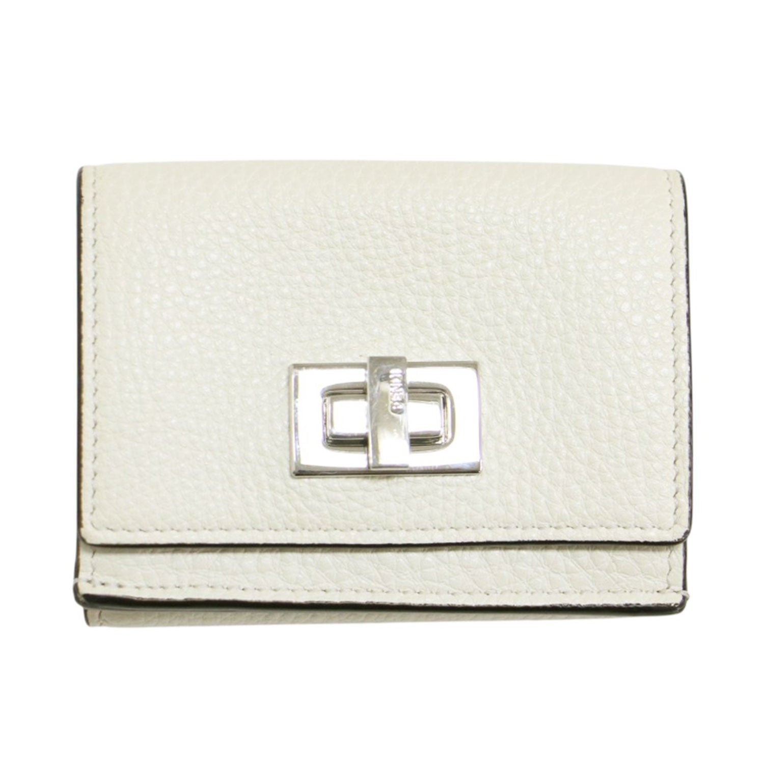 FENDI ピーカブー 3つ折財布 ベージュ バイカラー マイクロ ウォレット FENDI (フェンディ) ピーカブー マイクロ 三つ折り 財布 / ウォレット