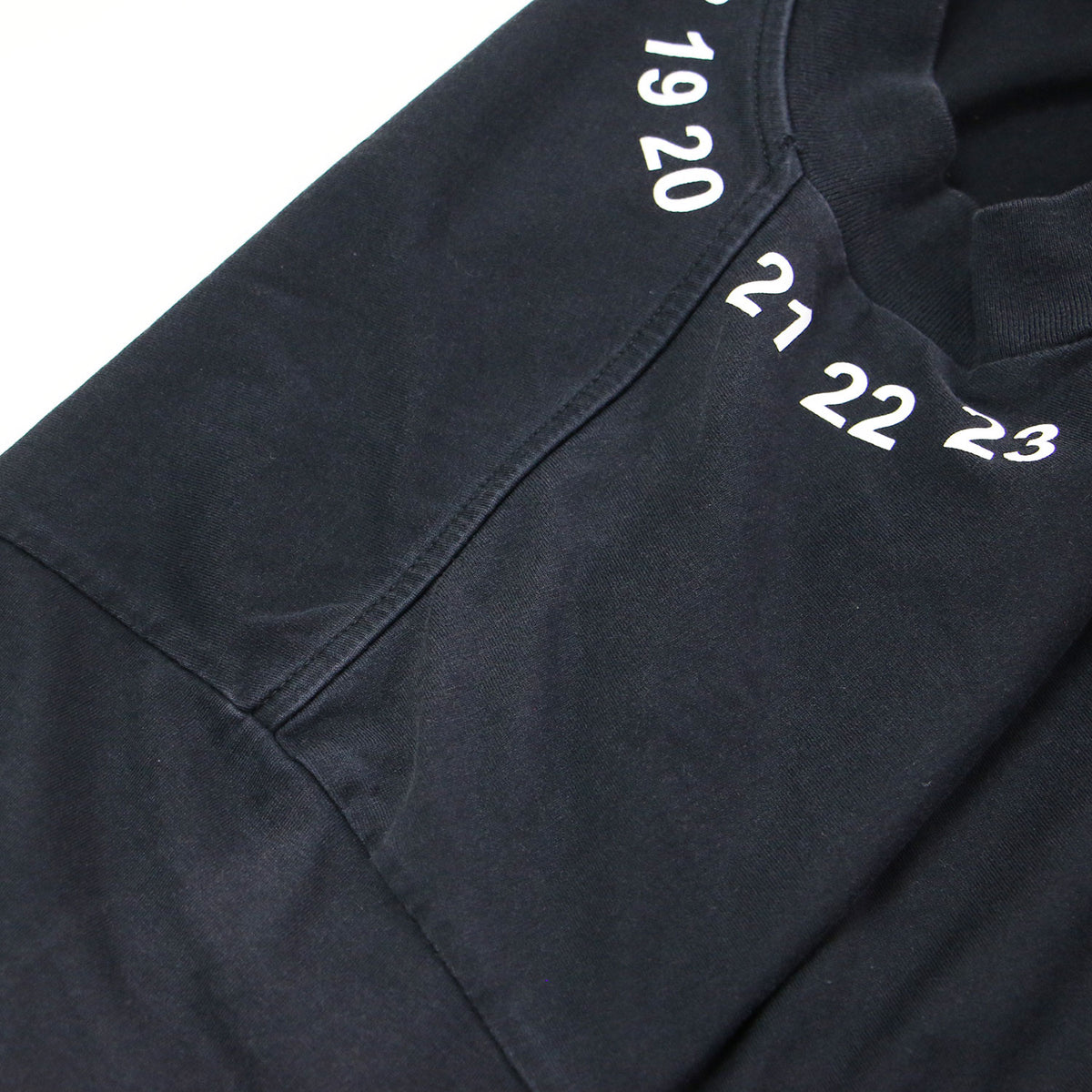 カレンダーグラフィック ロゴ 半袖Tシャツ S51GC0449 S22816 / カットソー ハーフスリーブ クルーネック ナンバー コットン