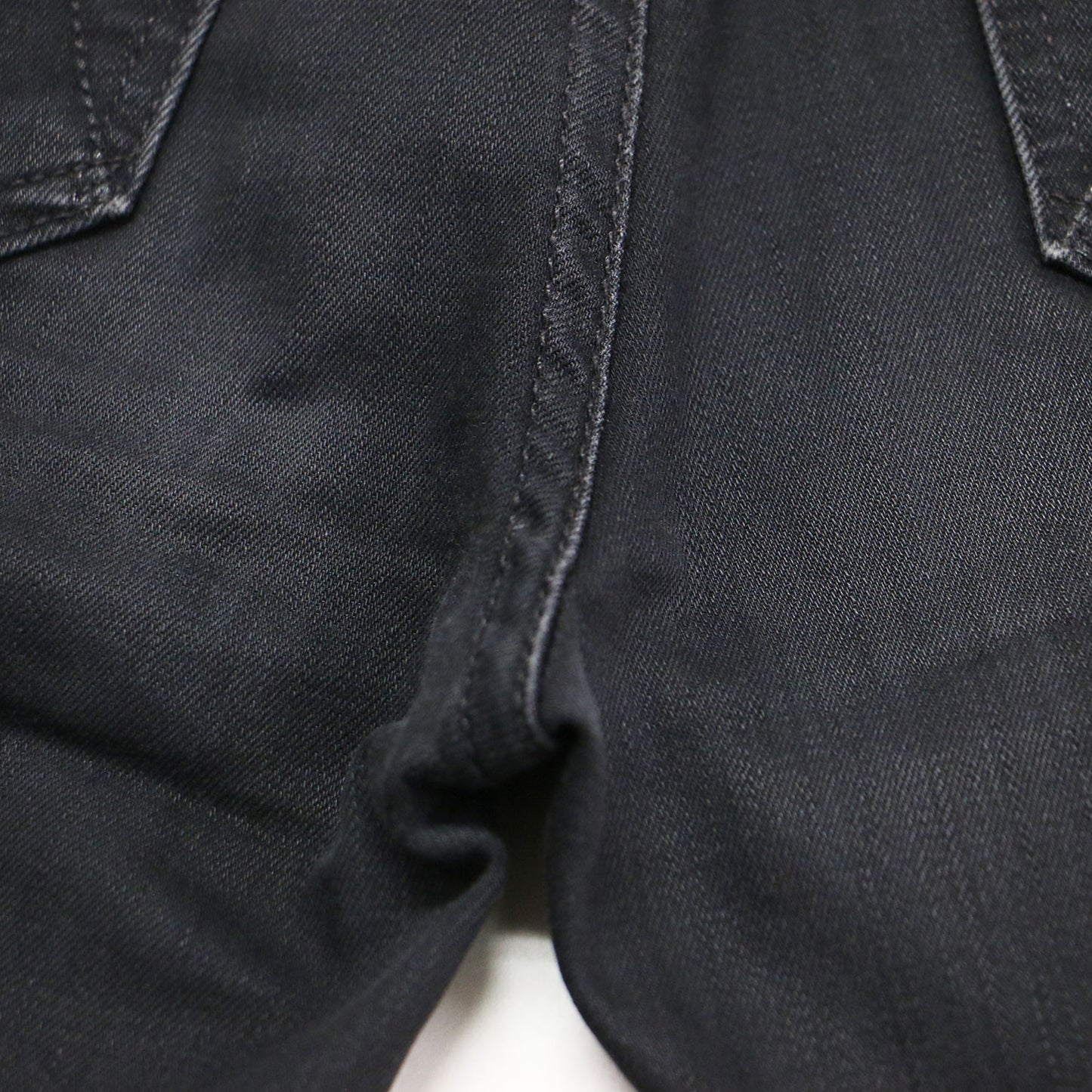 カットオフ デニムパンツ / INSIDER CROP STEP FRAY クロップド丈 ステップヘム ストレッチ