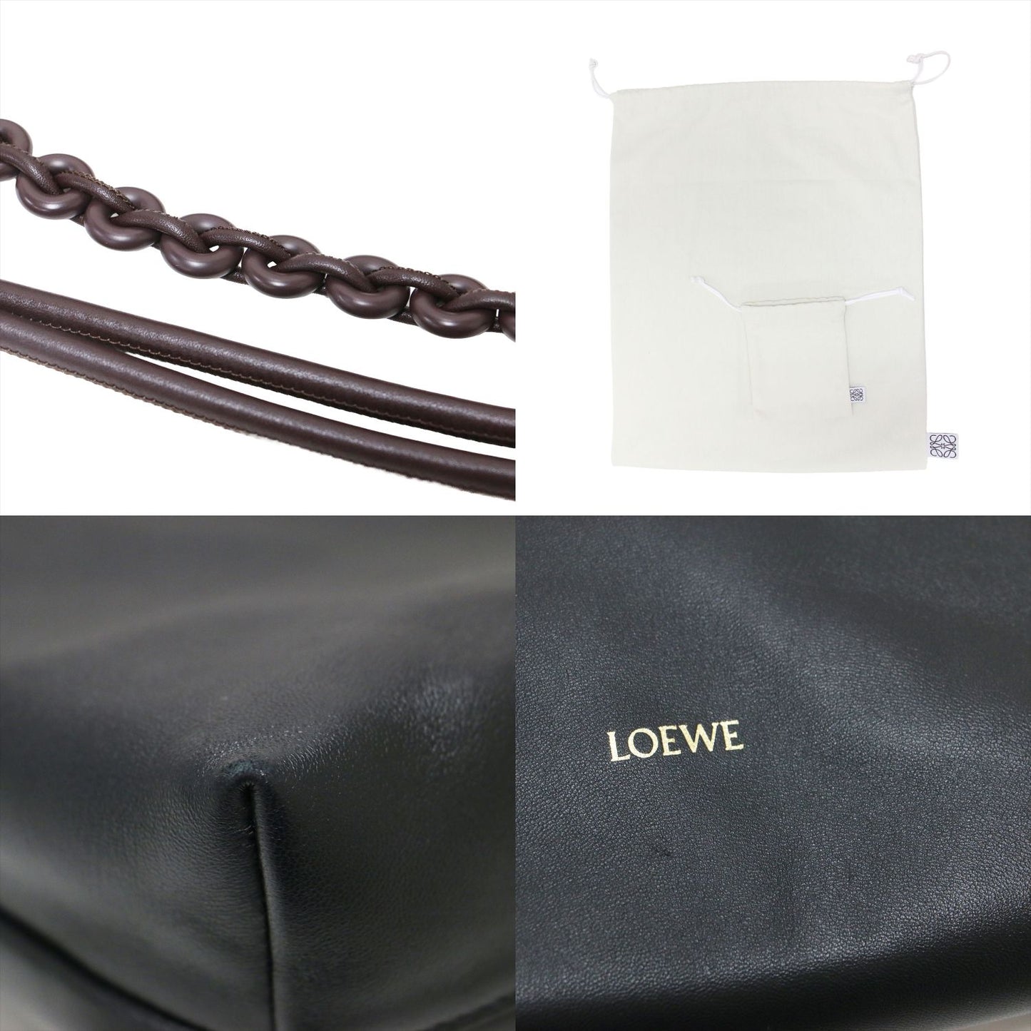 フラメンコパース トート メローナパラム / ショルダーバッグ 2WAY 肩掛け クロスボディ チェーン レザー