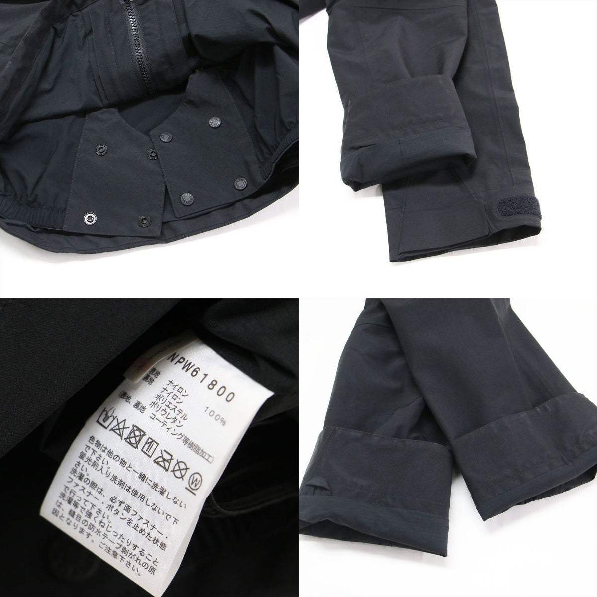 マウンテンジャケット / MOUNTAIN JACKET NPW61800 / マウンテンパーカー 羽織り フード 長袖 ダブルジップ 刺繍 GORE-TEX ゴアテックス ロゴ ナイロン