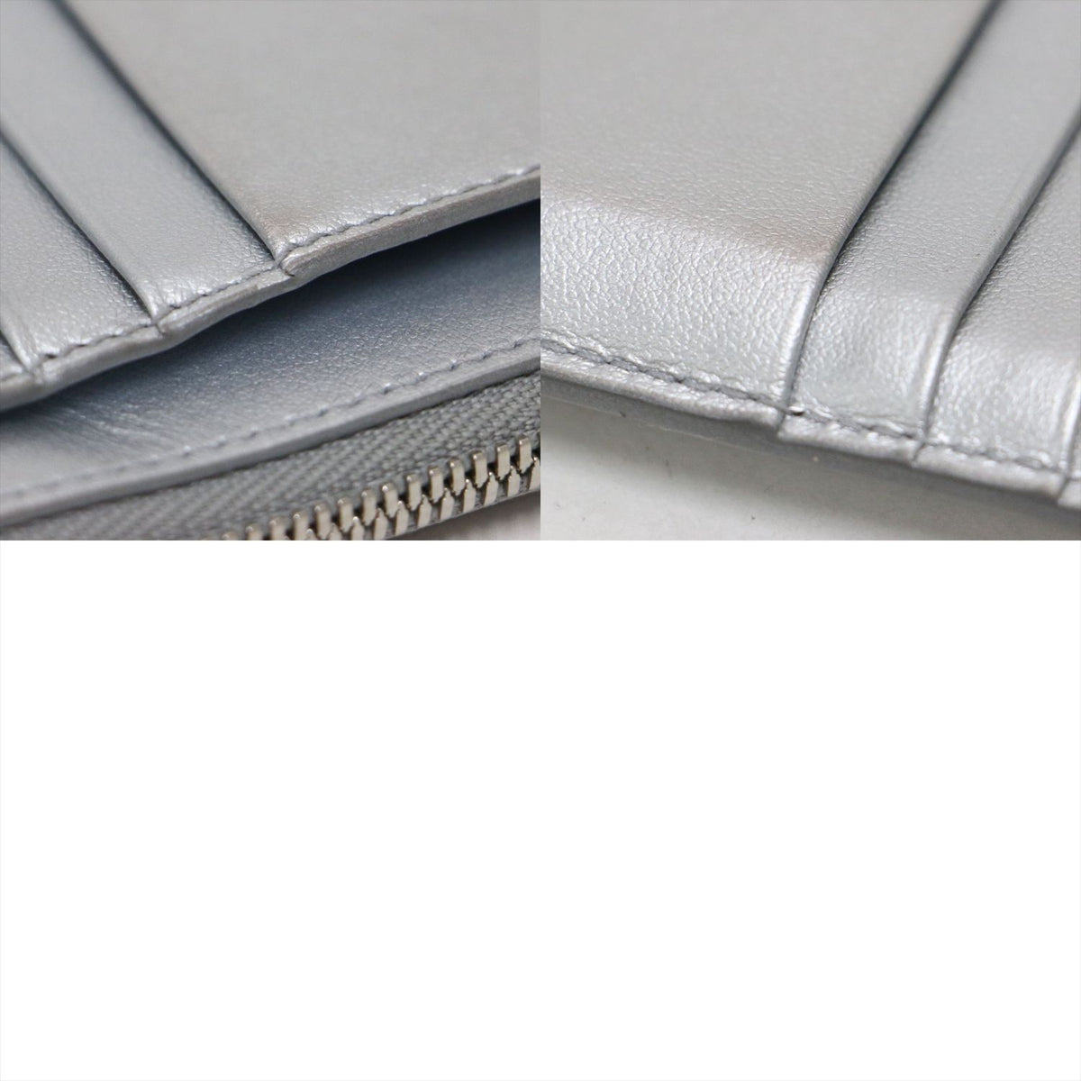 メタリック L字ファスナー フラグメントケース / Envelope 736734 / コインケース ミニ財布 スムースレザー