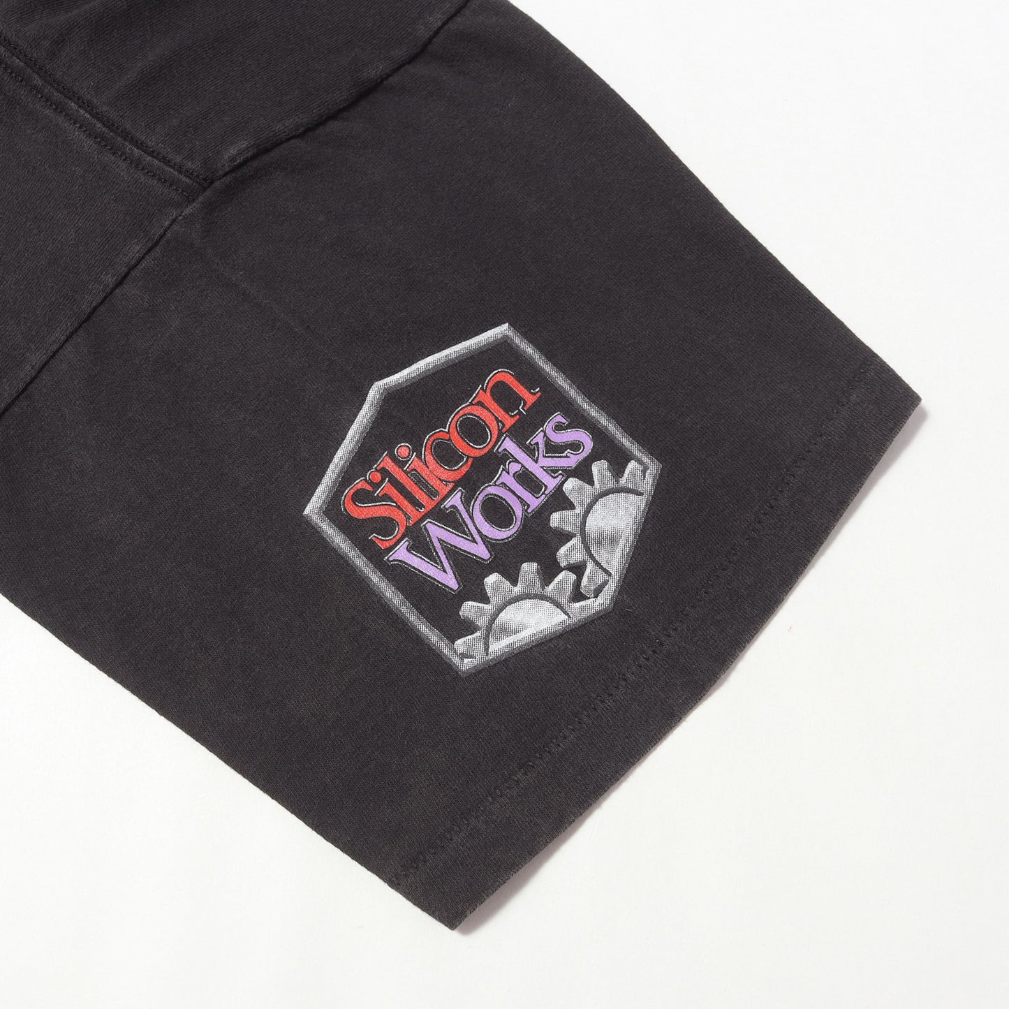 90s シリコンワークス ロゴマーク クルーネック Tシャツ / メキシコ製 ONEITA