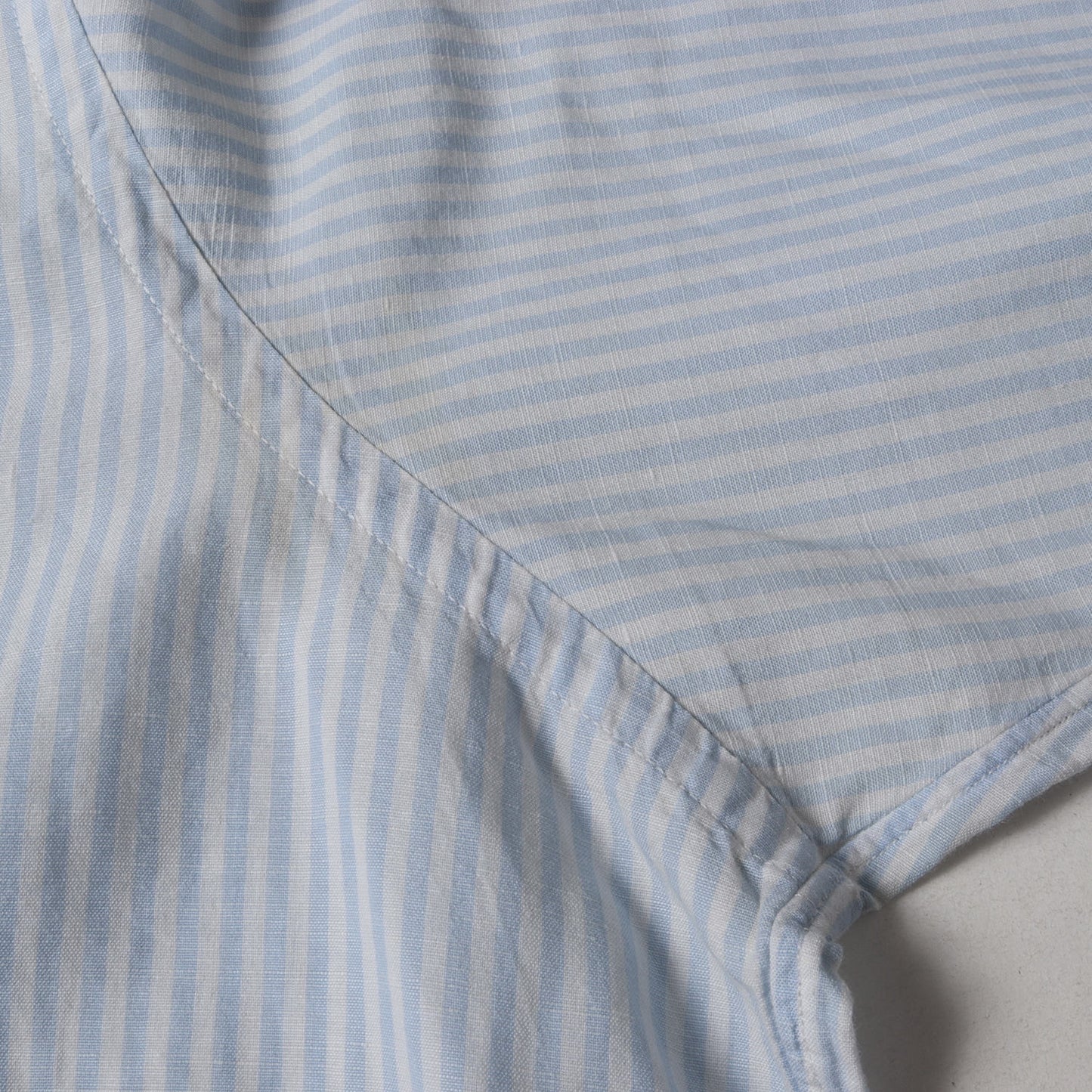 90s ストライプ リネンブレンド コットン ボタンダウンシャツ / 90年代 USA製
