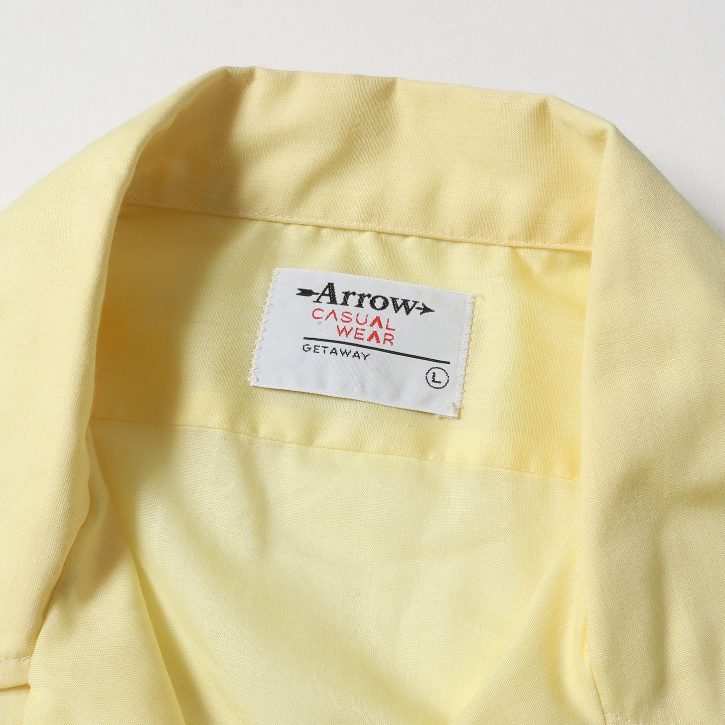 70s オープンカラー ポリコットン 半袖 ボタンシャツ / 70年代 Arrow 開襟シャツ