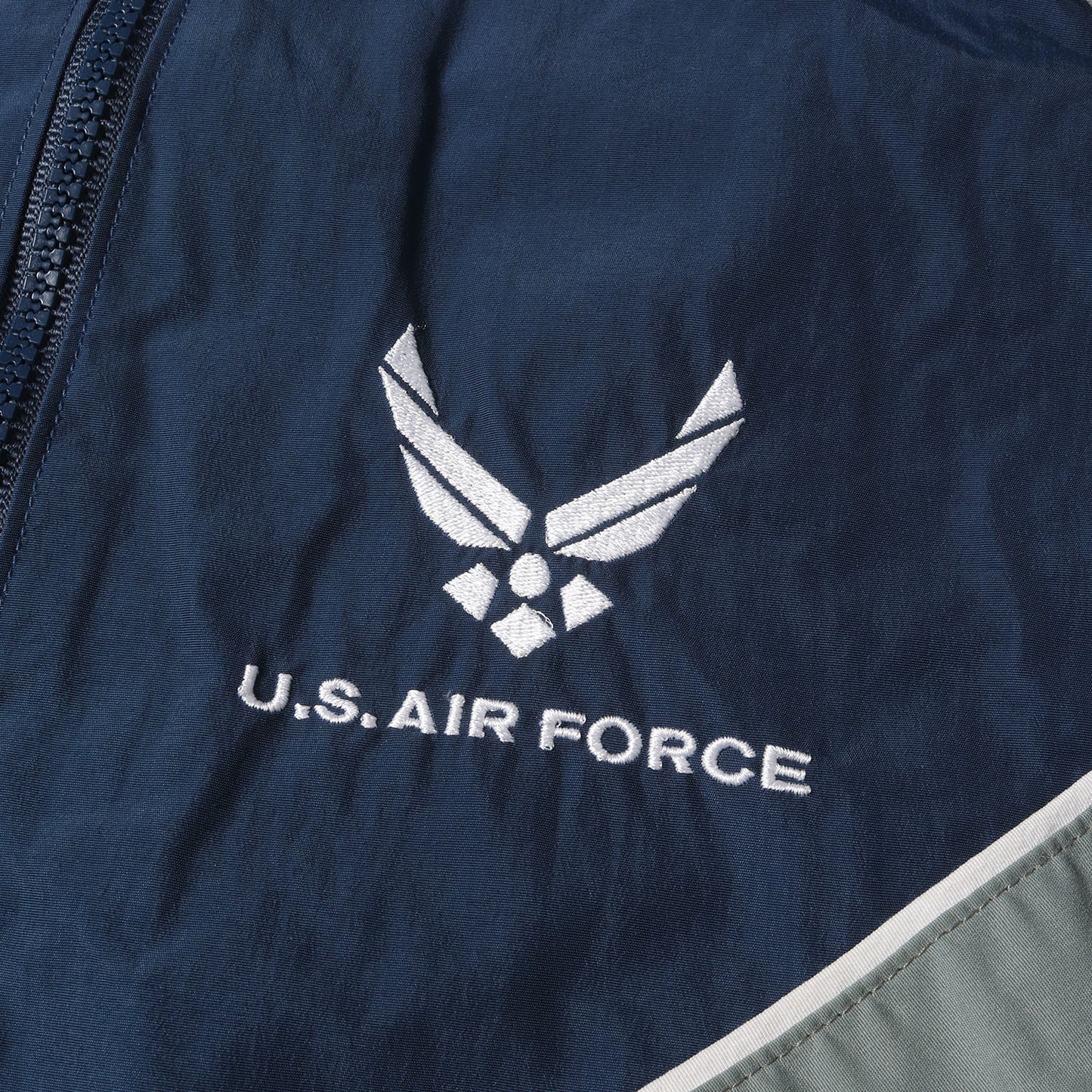00s US AIR FORCE PTU トレーニング ナイロン ジャケット / 00年代 米軍実物 ミリタリー トレーニングウェア