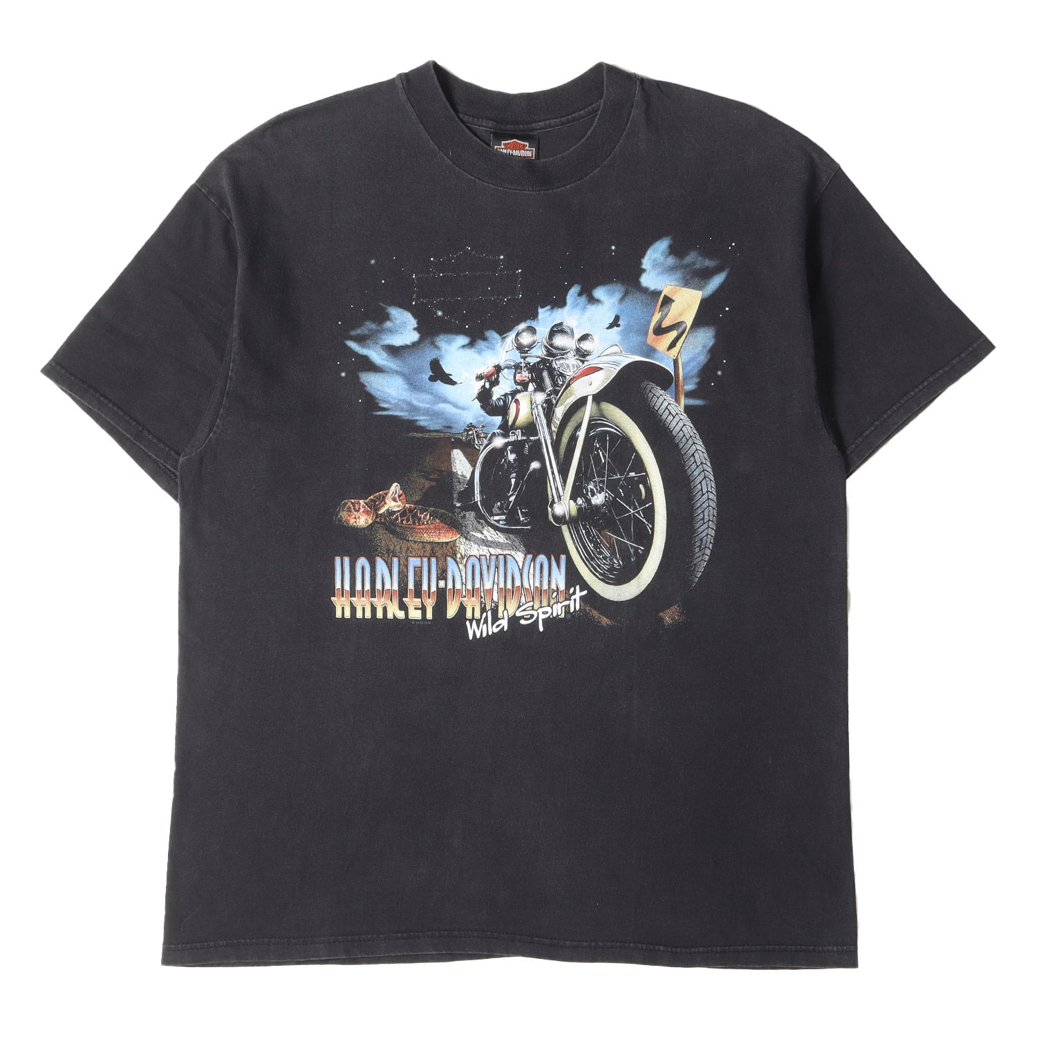 HARLEY-DAVIDSON (ハーレーダビッドソン) 90s バイカー スネーク 両面プリント Tシャツ / 90年代 USA製 R.K.  STRATMAN – ブランド古着の通販・買取 | BEEGLE by Boo-Bee