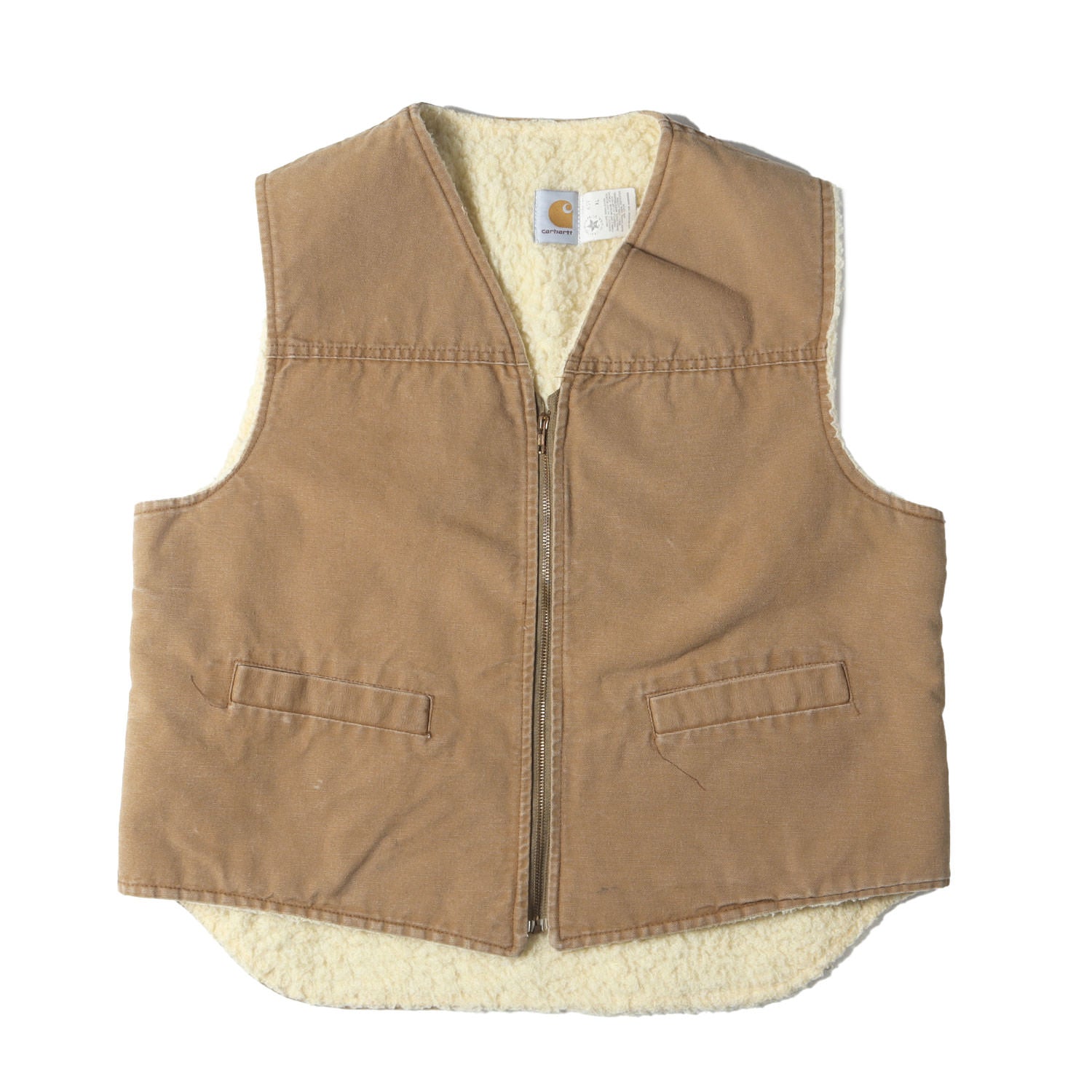 Carhartt (カーハート) 80s 裏ボア ブラウンダック フルジップ Carhartt (カーハート) 80s 裏ボア ブラウンダック フルジップ