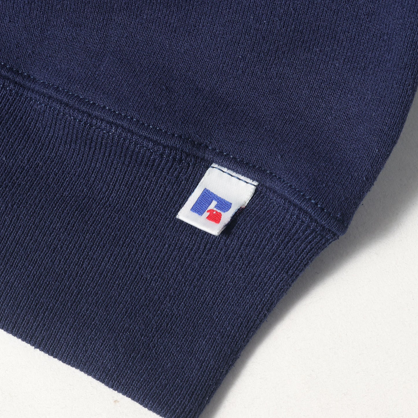 90s カレッジ プリント 前V セットイン スウェットシャツ / USA製 Russell