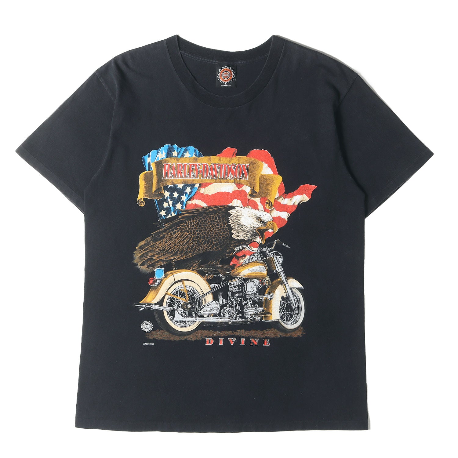90s イーグル モーターサイクル エンブレム Tシャツ USA製 - ブランド 