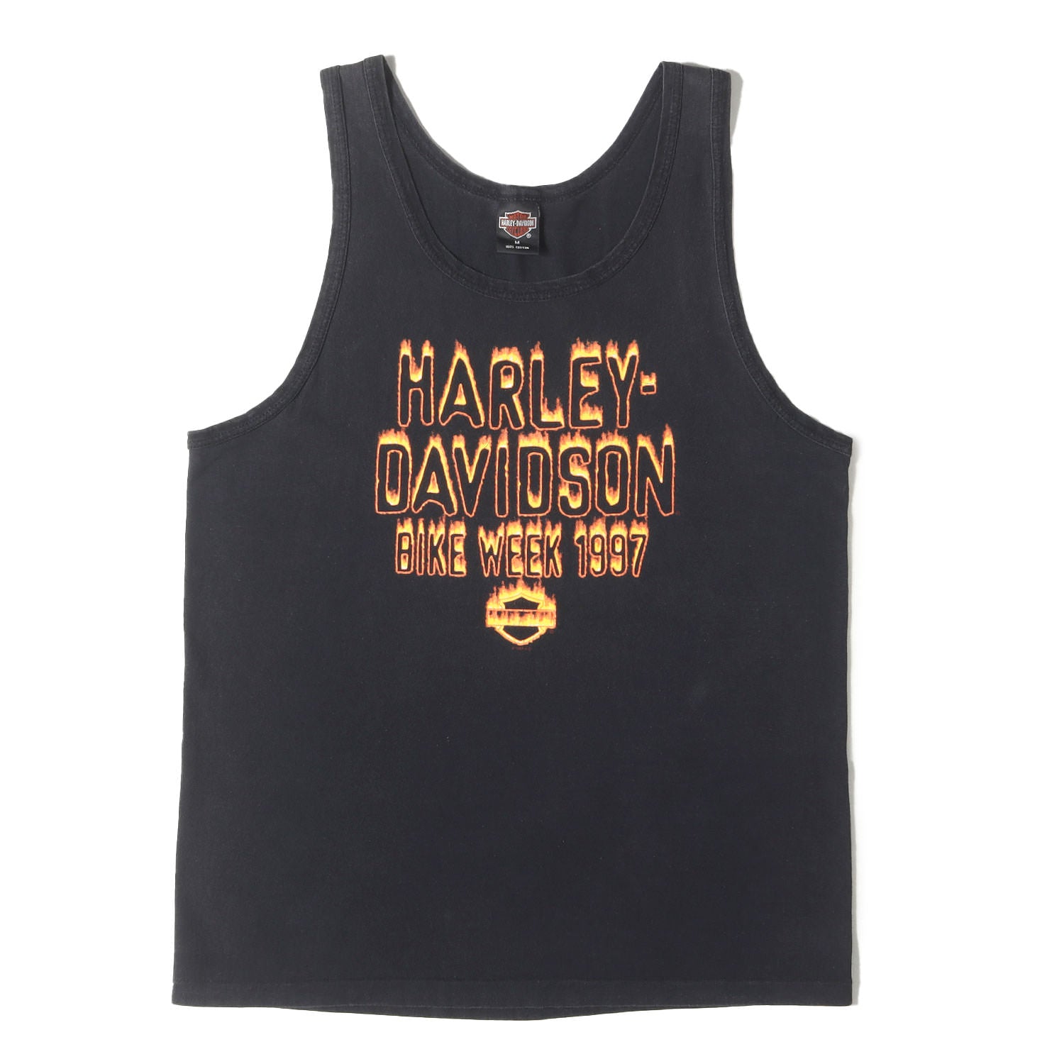 Harley-Davidson ノースリーブタンクトップ ブリング ノッチネック タンクトップ - オムブレ バー＆シールド （他