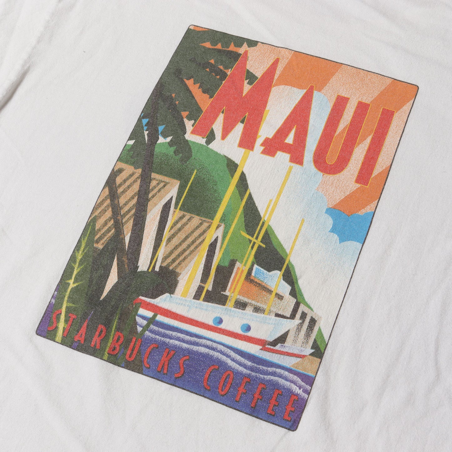 90s ハワイ マウイ島 スターバックス Tシャツ /メキシコ製 Hanes