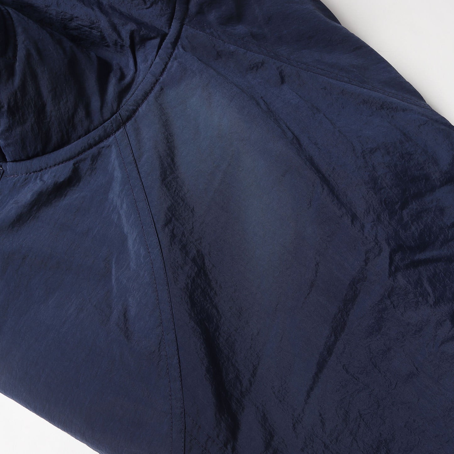 90s スウッシュ ロゴパッチ ナイロン ベンチコート / 白タグ