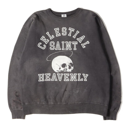 21AW ヴィンテージ加工スカルプリントスウェット(SWEAT SHIRT)