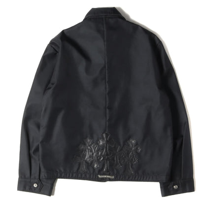 CHROME HEARTS (クロムハーツ) オールドレザーセメタリークロス付き