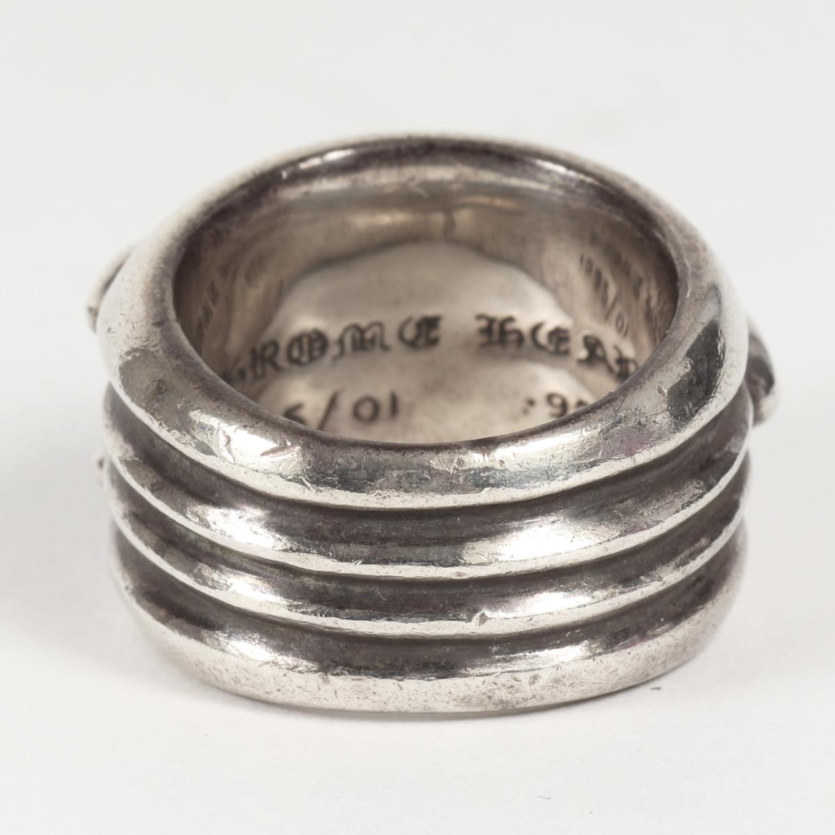 CHROME HEARTS (クロムハーツ) ダガーハートリング(Dagger Heart Ring 
