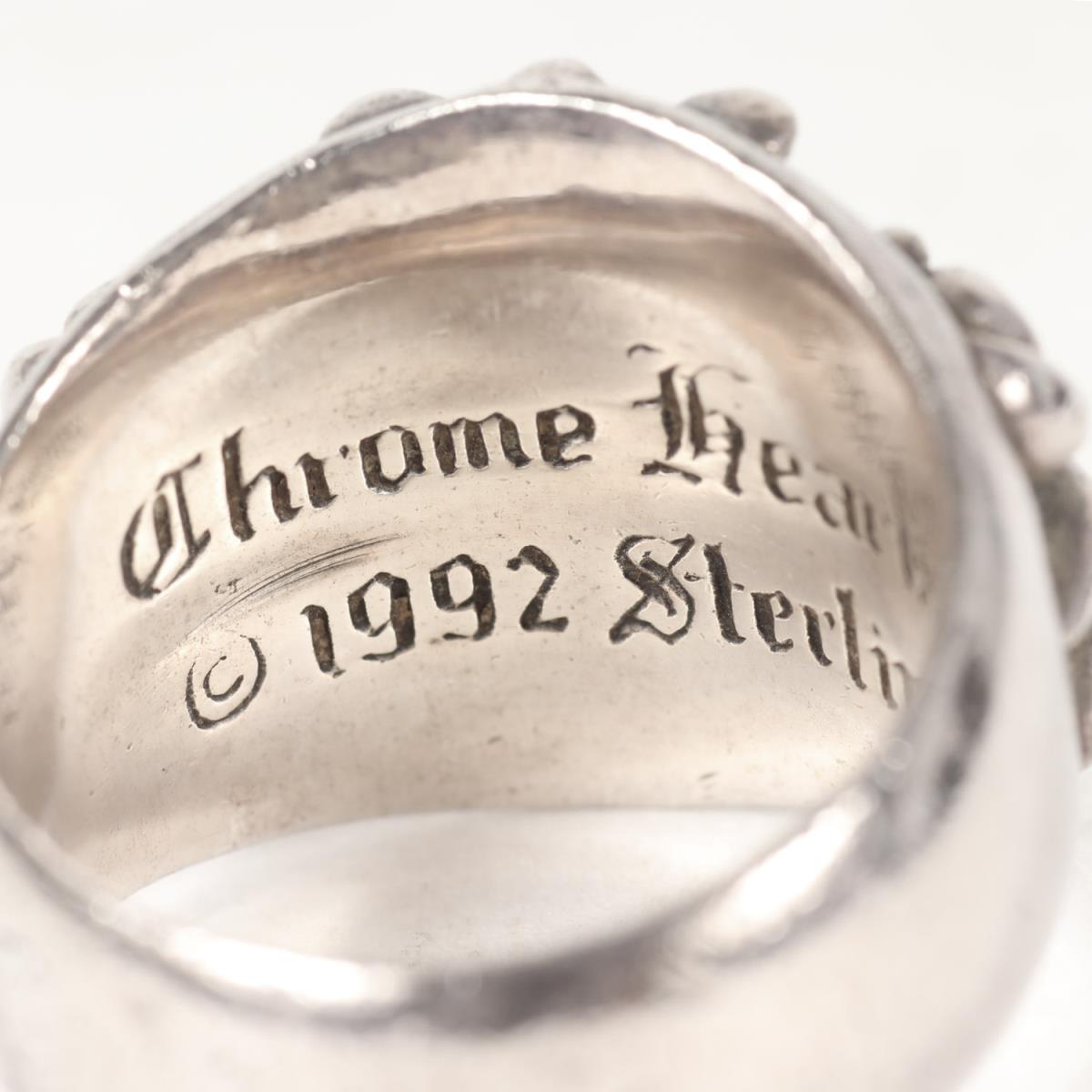 CHROME HEARTS (クロムハーツ) ダイヤ入りキーパーリング(Keeper Ring 