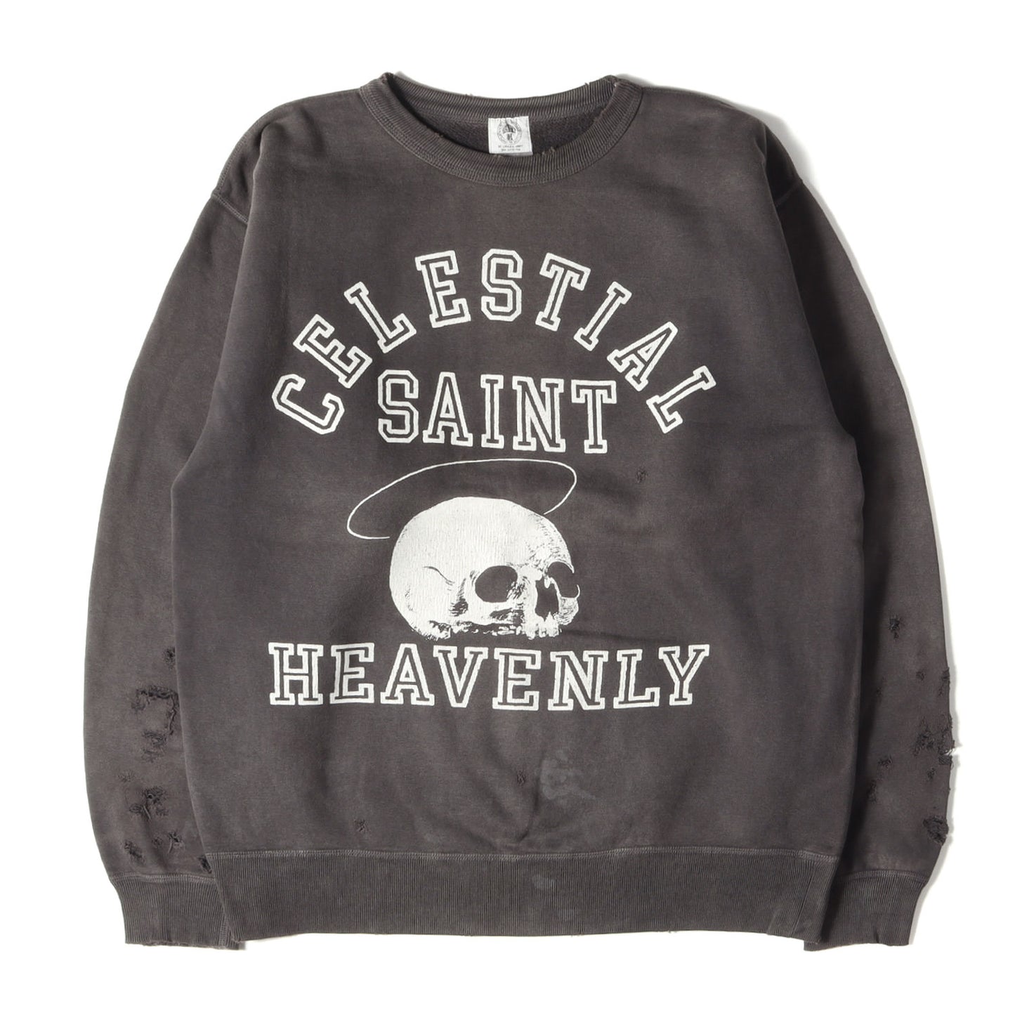 21AW ヴィンテージ加工 スカルプリント スウェット(SWEAT SHIRT)