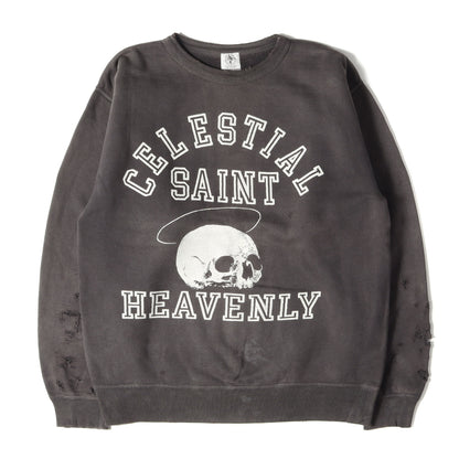 21AW ヴィンテージ加工 スカルプリント スウェット(SWEAT SHIRT)