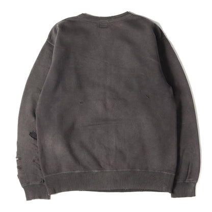 21AW ヴィンテージ加工 スカルプリント スウェット(SWEAT SHIRT)