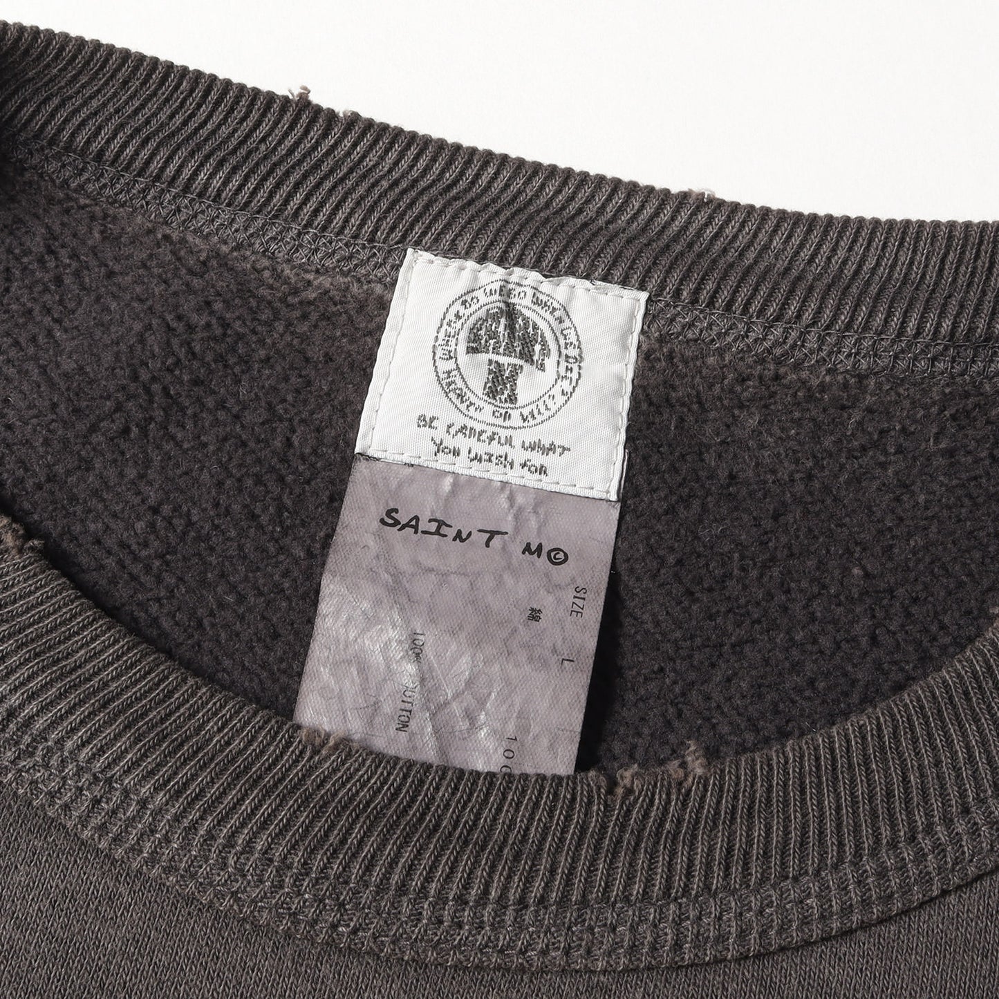 21AW ヴィンテージ加工 スカルプリント スウェット(SWEAT SHIRT)