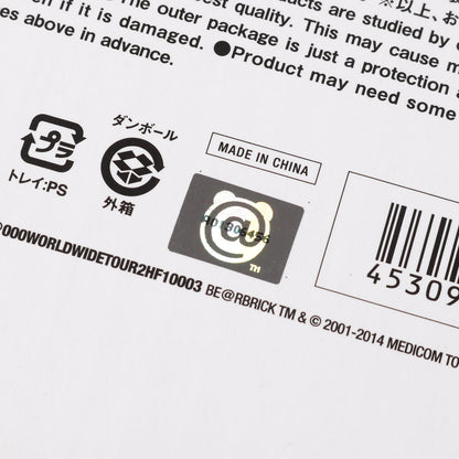 2014年モデル BE@RBRICK 1000% ×fragment design REVERSE モデル WORLD WIDE TOUR 2 in 上海
