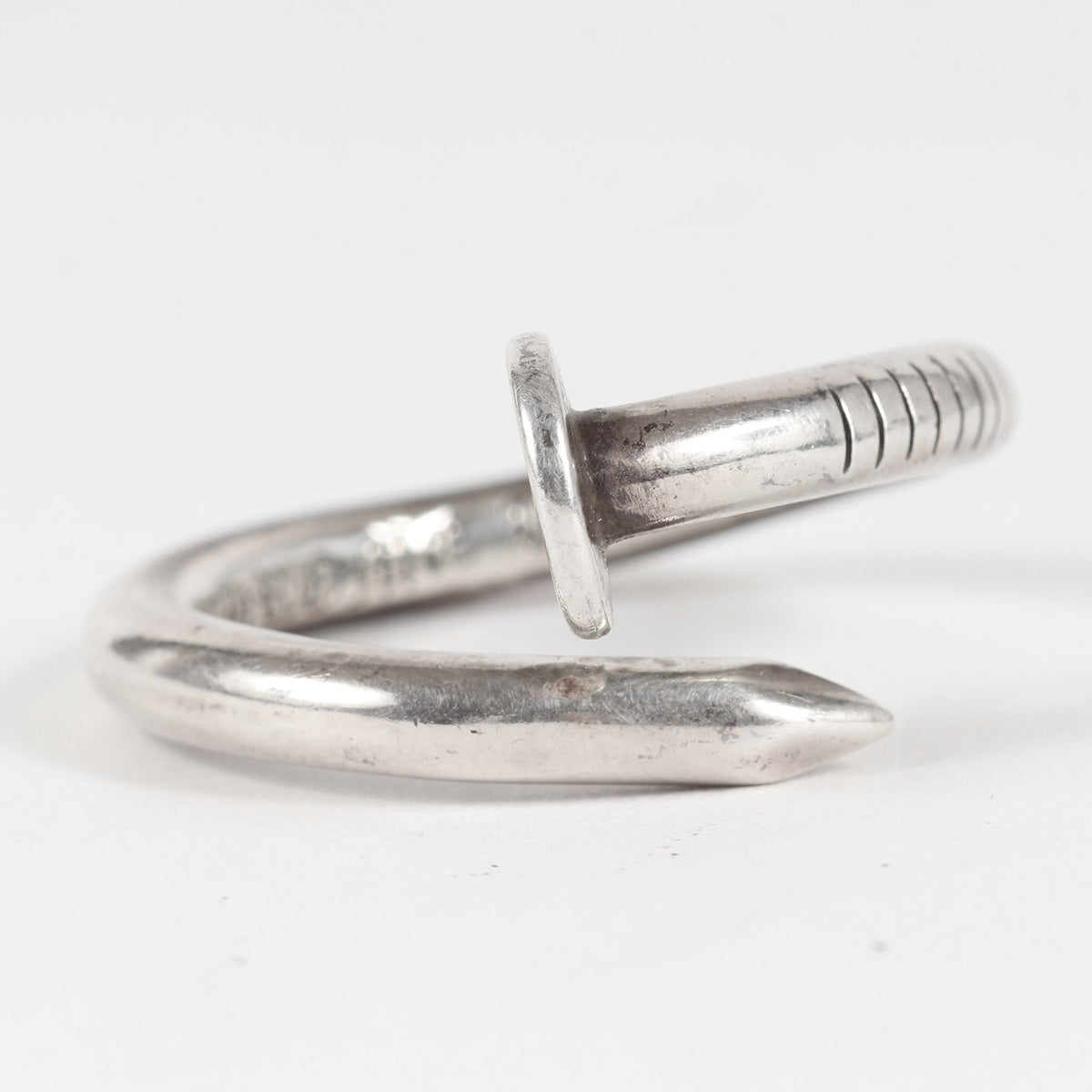 CHROME HEARTS (クロムハーツ) CHプラス フラット ネイル リング(NAIL 