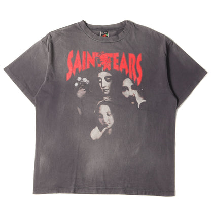 22SS ×DENIM TEARS ヴィンテージ加工 デスロウレコード パロディー Tシャツ(T-SHIRT)