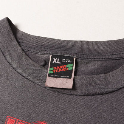 22SS ×DENIM TEARS ヴィンテージ加工 デスロウレコード パロディー Tシャツ(T-SHIRT)