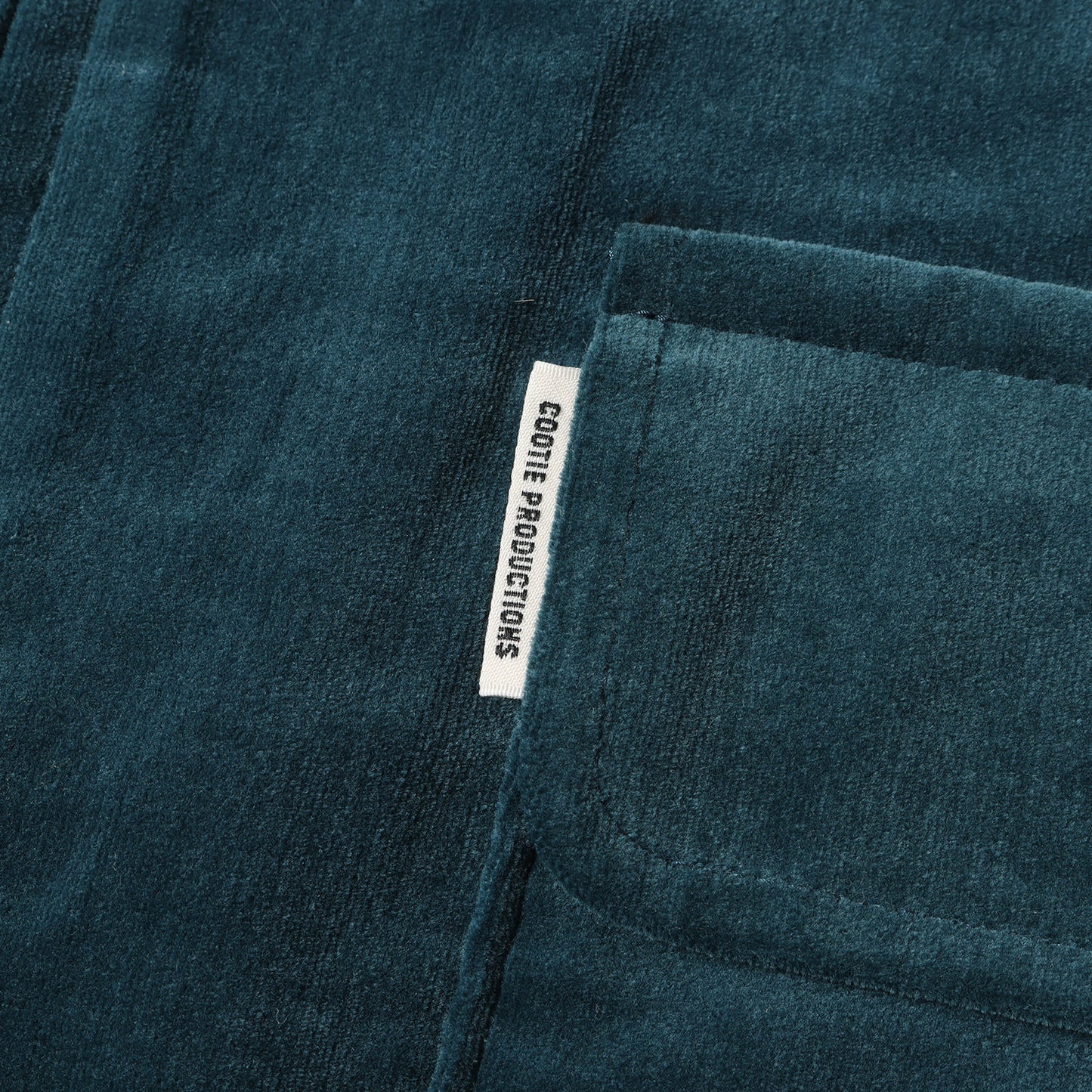 21AW オーバーサイズ ベロア ジップ ワークシャツ(Velour Zip Up Work Shirt)