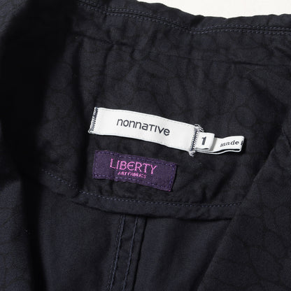 18SS ×LIBERTY 総柄ファブリック コットン 3つボタン テーラードジャケット(MANAGER JACKET COTTON TWILL LIBERTY PRINT OVERDYED/NN-J3306)