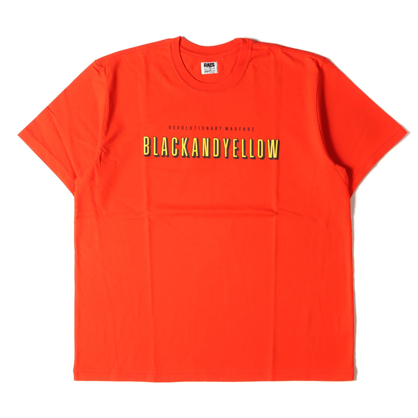 22SS BLACK AND YELLOWロゴ Tシャツ(SHADOW TEE)